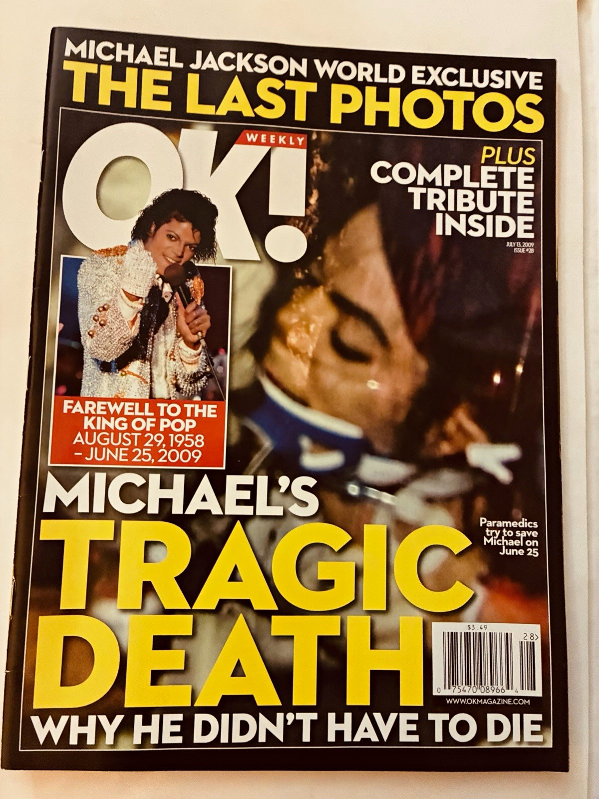 OK Weekly Magazine July 2009 Issue 28 Illustrated Michael Jackson Celebrity OK Weekly Magazine July 2009 Issue 28 Illustrated Michael Jackson Celebrity