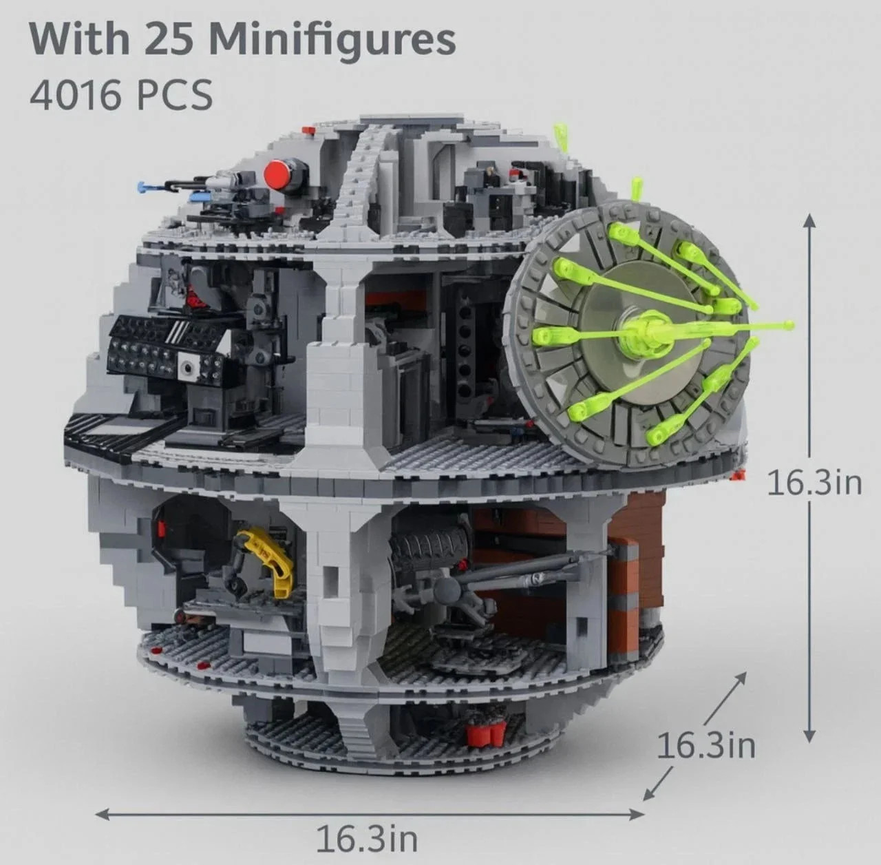 NEW 4016PCS Death Star Creative Model Building Blocks Set WITH ALL FIGS NEW 4016PCS Death Star Creative Model Building Blocks Set WITH ALL FIGS