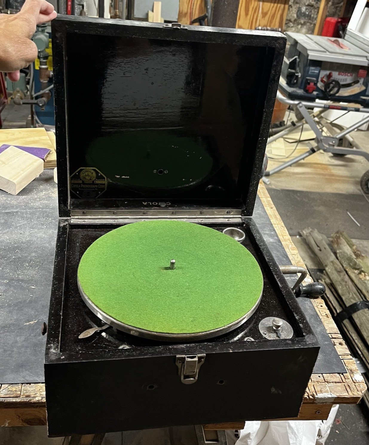 Antique 1900s Cirola Phonograph 1st Portable Phonograph Talking Machine Antique 1900s Cirola Phonograph 1st Portable Phonograph Talking Machine