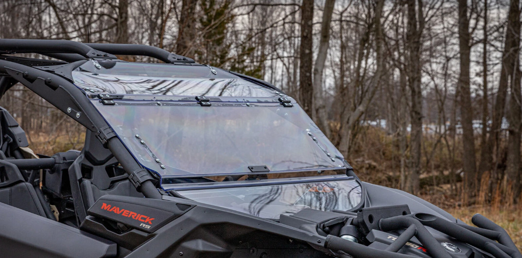 17-25 Can-Am Maverick X3 Polycarbonate Flip Windshield FWS-CA-X3-75