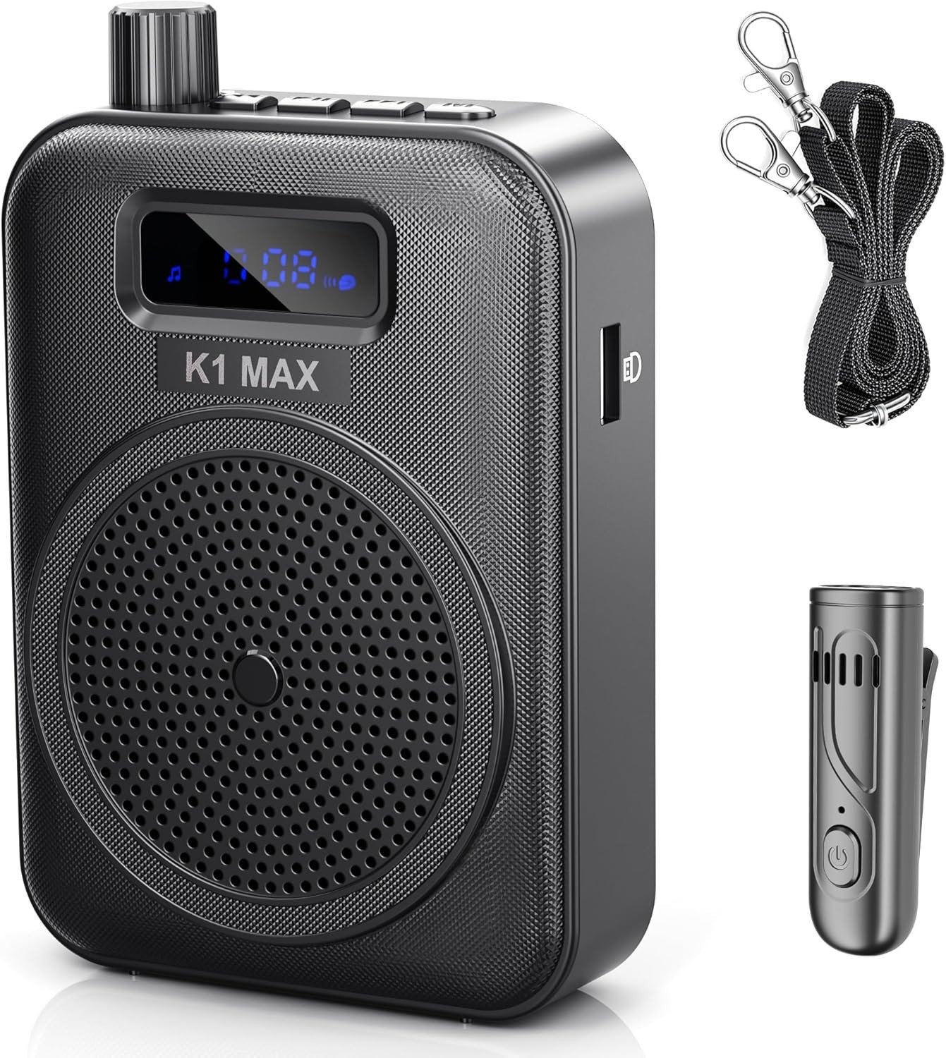 Voice Amplifier Wireless Microphone with Bluetooth Lavalier, Portable Microphone Voice Amplifier Wireless Microphone with Bluetooth Lavalier, Portable Microphone