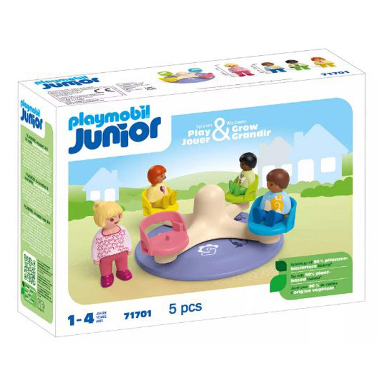 Playmobil Junior Number Merry Go Round Building Set 71701 NEW