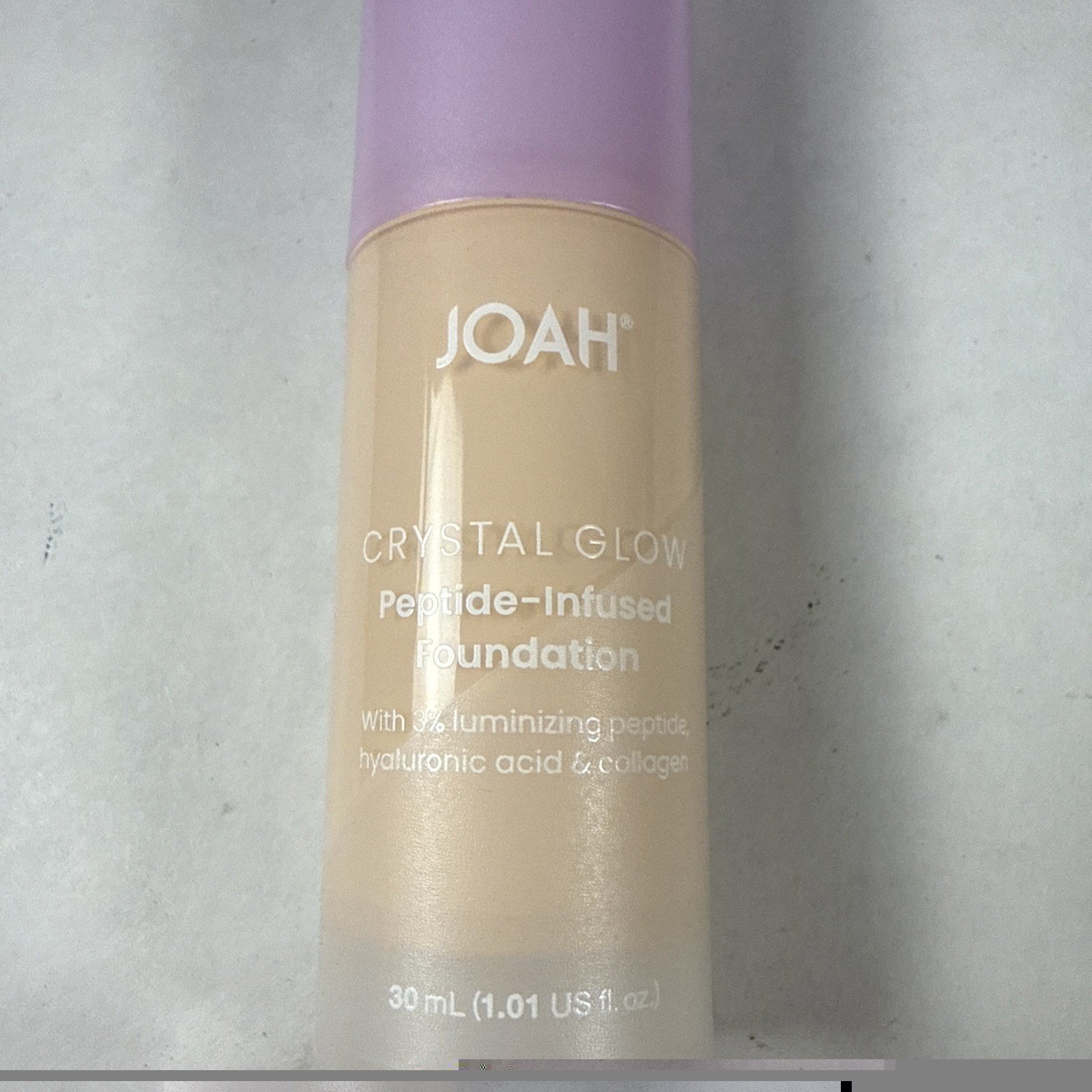 JOAH Crystal Glow Peptide-Infused Foundation Very Fair With Cool Under Tone 30mL JOAH Crystal Glow Peptide-Infused Foundation Very Fair With Cool Under Tone 30mL