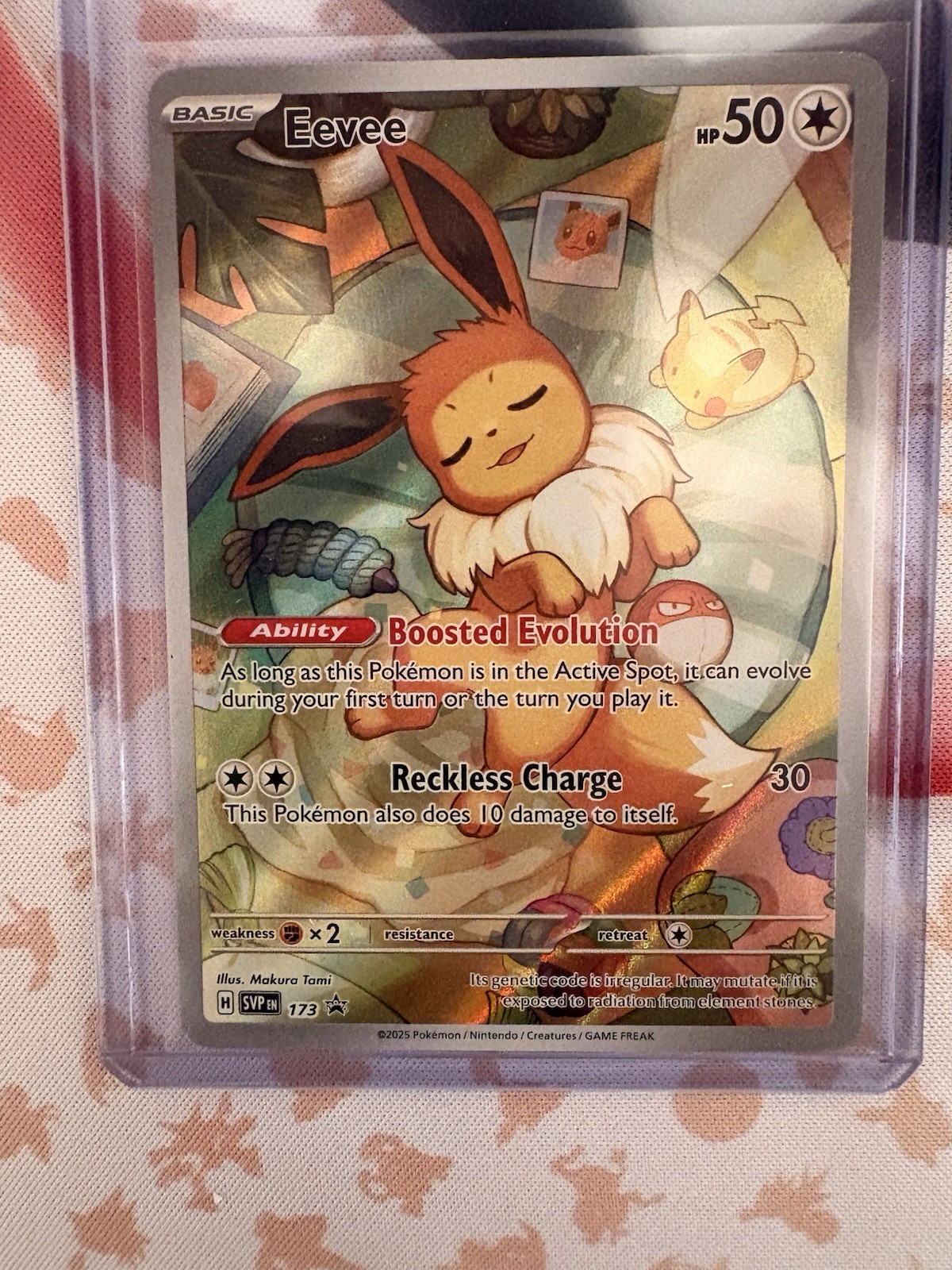 Eevee #173 Pokemon Scarlet & Violet Black Star Promo Eevee #173 Pokemon Scarlet & Violet Black Star Promo