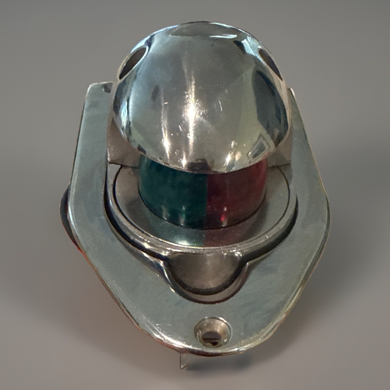 Accon Pop-Up Stainless Steel Bow Red Green Bow light 5 3/8” long x 3.5” wide.  