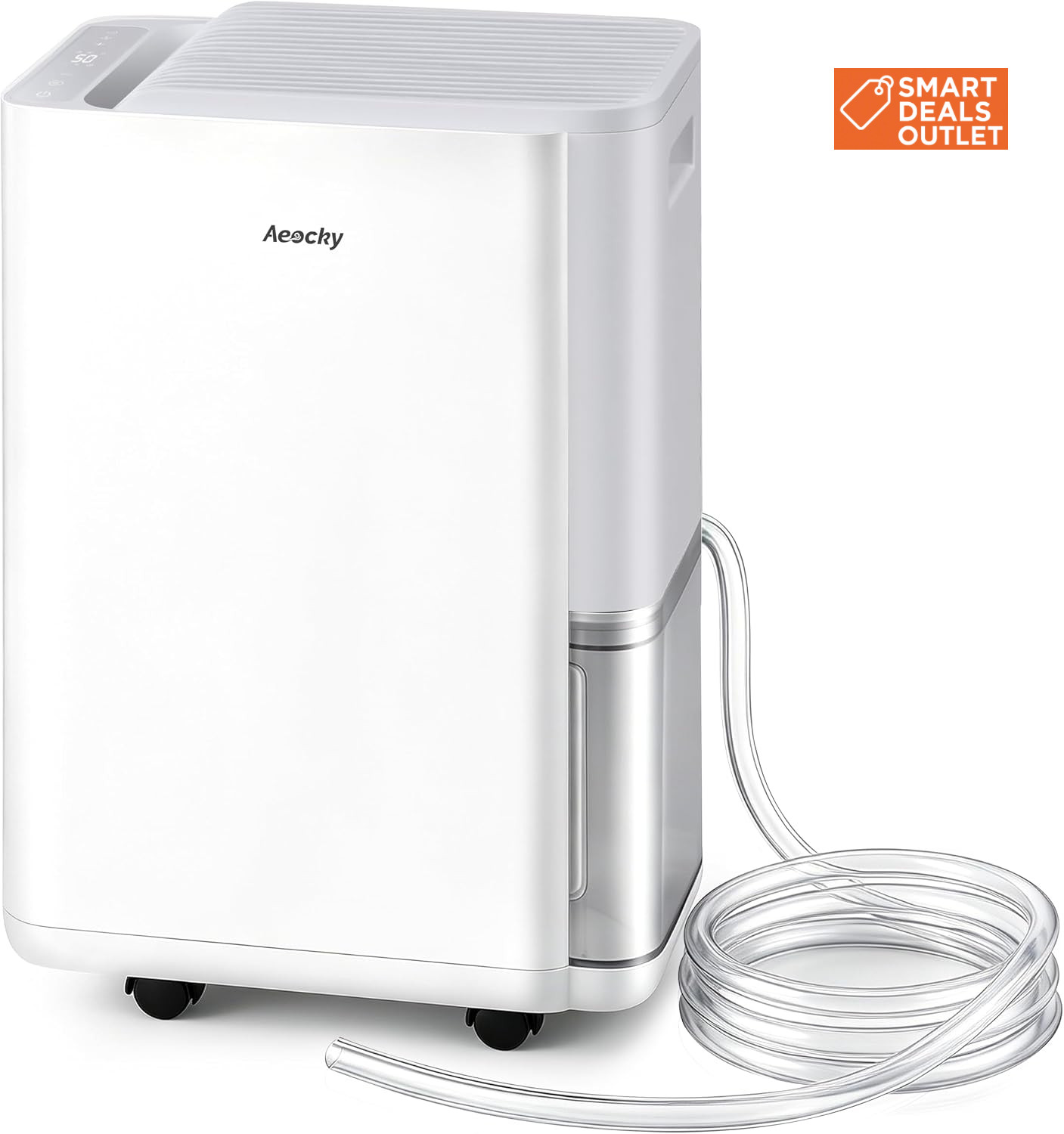 AEOCKY Max 40 Pint Dehumidifier 2800 Sq Ft Compressor Drain Hose Open Box