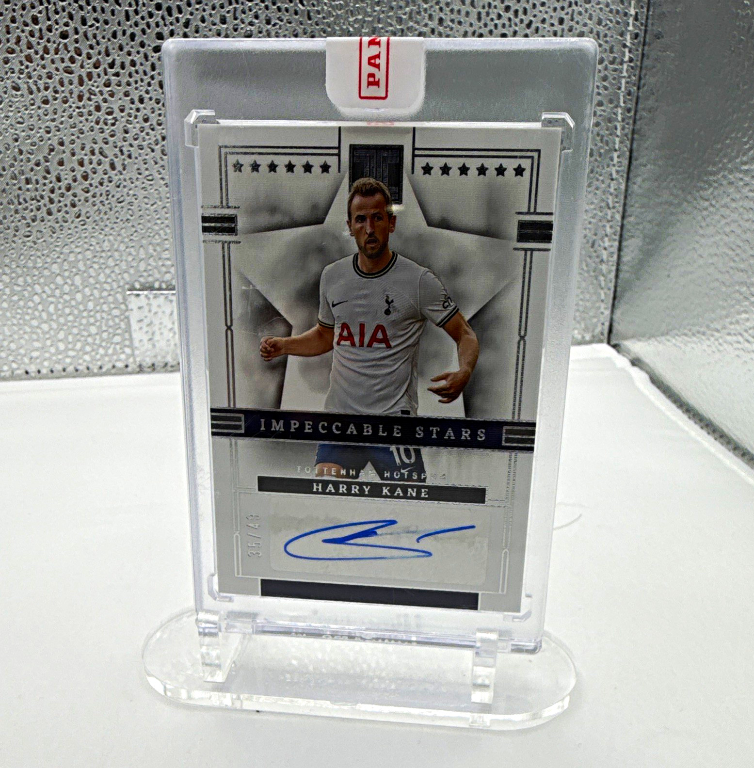Panini Harry Kane Tottenham 2022-23 Impeccable Stars Auto #IS-HK /49 Panini Harry Kane Tottenham 2022-23 Impeccable Stars Auto #IS-HK /49