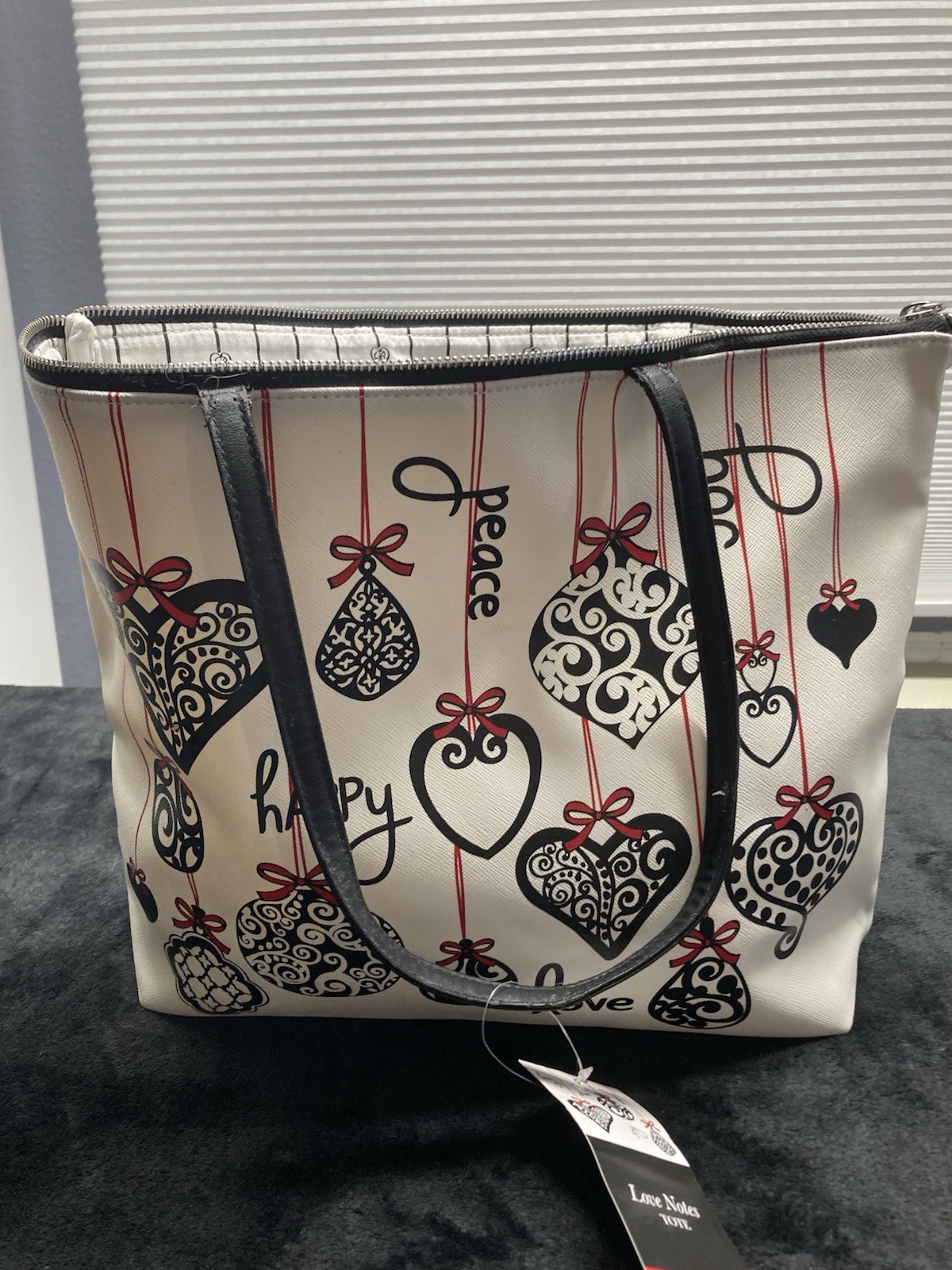 Brighton Large Tote Bag LOVE NOTES Brighton Large Tote Bag LOVE NOTES