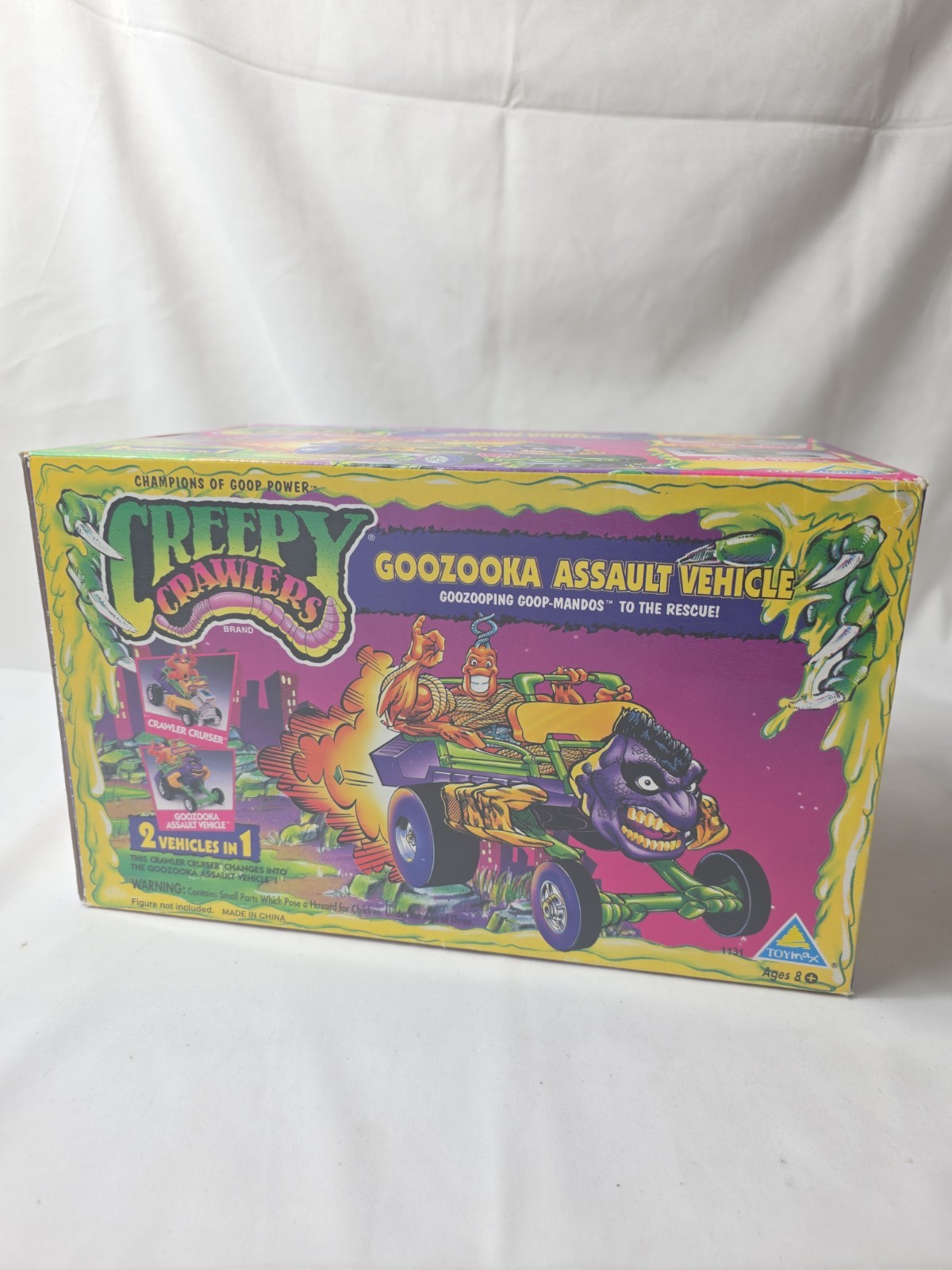 Creepy Crawlers Goozooka Assault Vehicle 2 Vehicles in 1 (1994) Creepy Crawlers Goozooka Assault Vehicle 2 Vehicles in 1 (1994)
