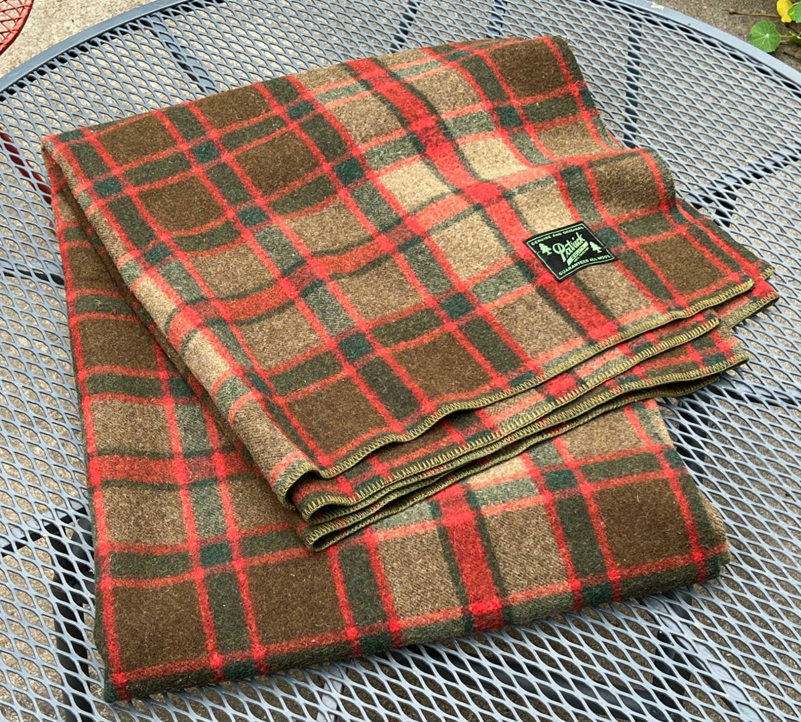 Vintage Patrick Duluth Wool Plaid Camp Blanket Ralph Lauren Vintage Patrick Duluth Wool Plaid Camp Blanket Ralph Lauren