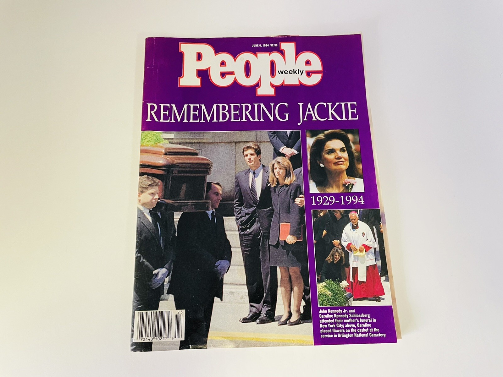 People Weekly,June 6,1994-REMEMBERING JACKIE (1929-1994) People Weekly,June 6,1994-REMEMBERING JACKIE (1929-1994)
