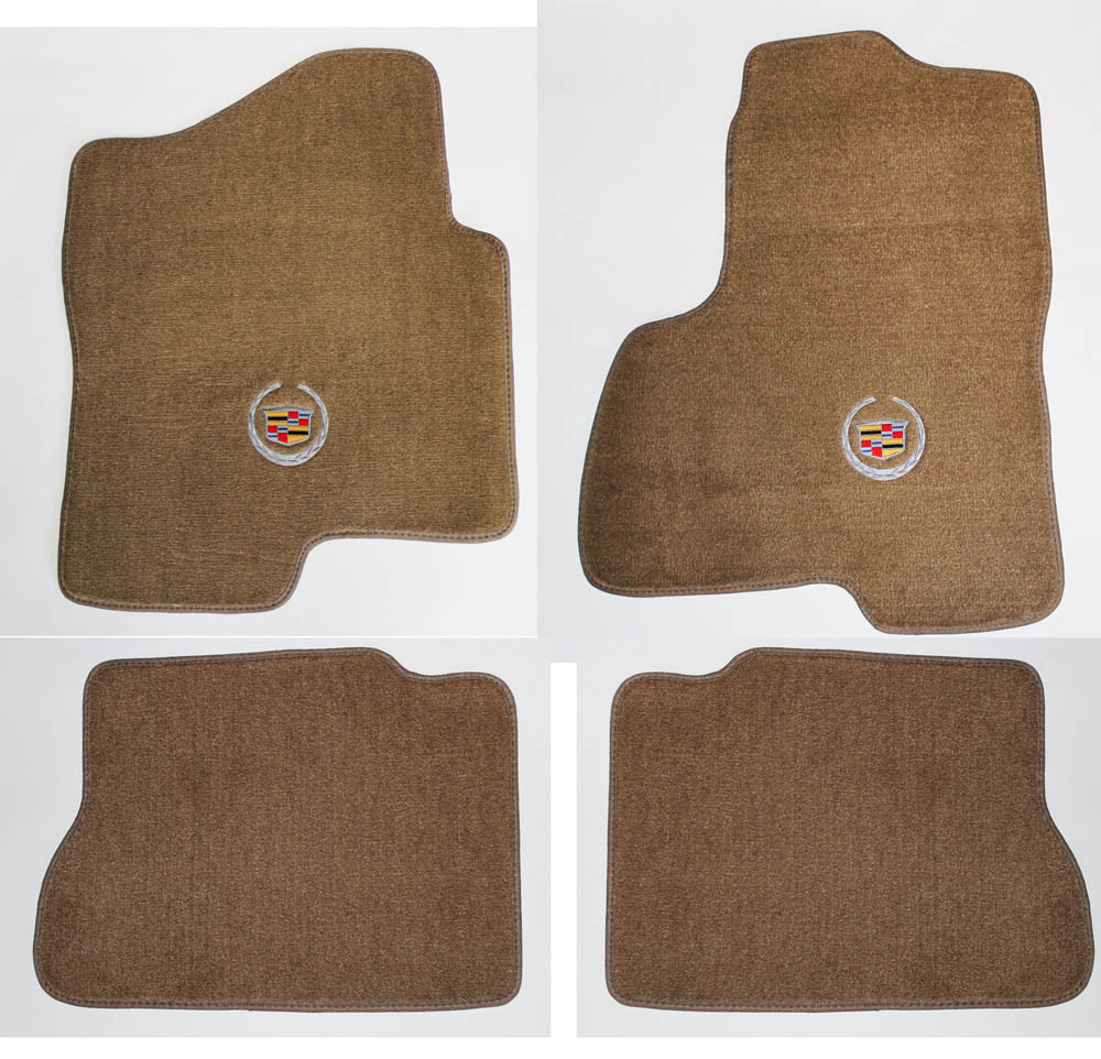 NEW Tan Floor Mats 2003-2006 Cadillac Escalade ESV EXT Official Crest Logo NEW Tan Floor Mats 2003-2006 Cadillac Escalade ESV EXT Official Crest Logo