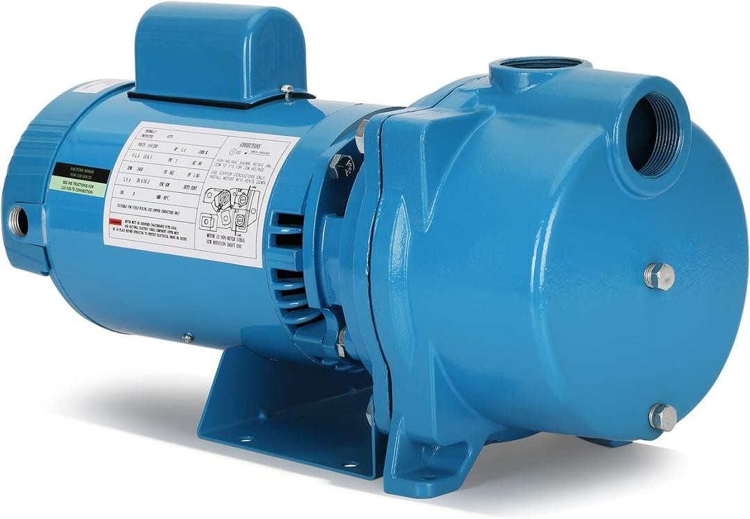 GT15 1-1/2 HP Centrifugal Pump Irrigator Self-Priming for Goulds 115/230V