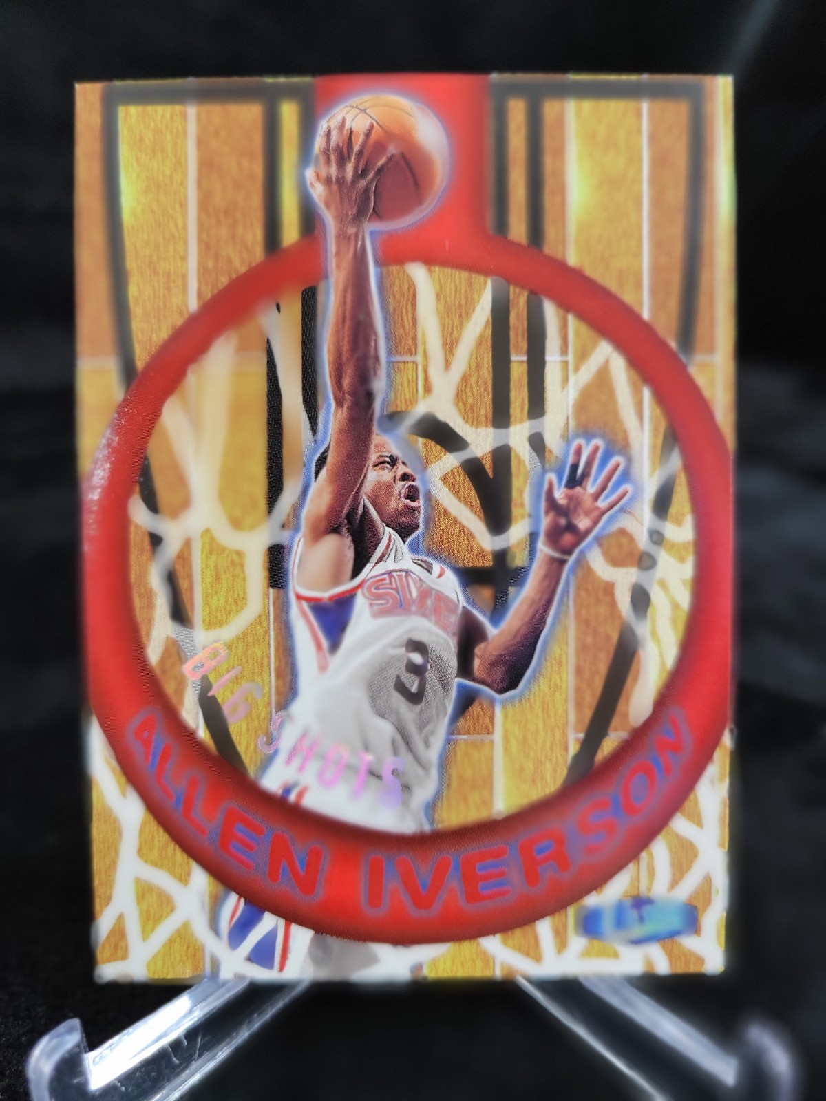 1997-98  Fleer Ultra  Big Shots  #2-BS   Allen Iverson  76\'ers  VG-EX