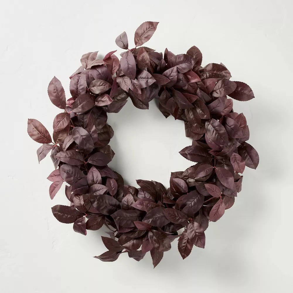 Hearth & Hand Dark Burgundy Fall Autumn Themed 26\