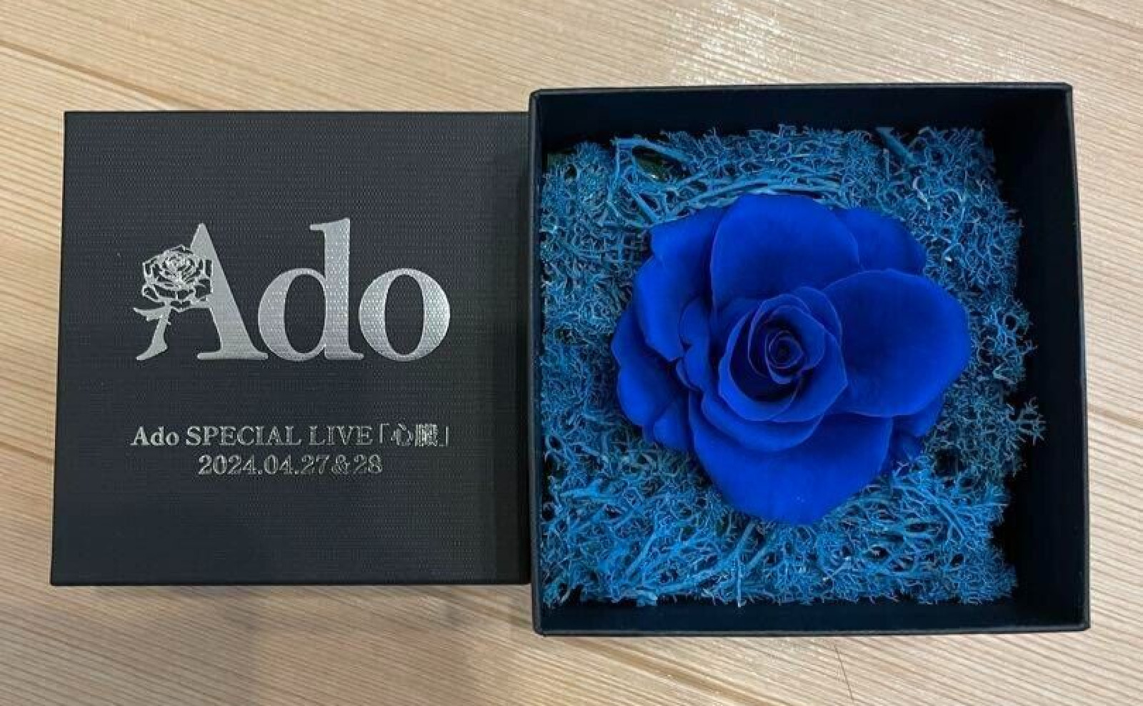 Ado Blue Rose Preserved Flower SPECIAL LIVE 2024 Heart VIP Seats Limited