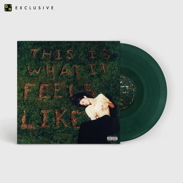 PRESALE October 30 Gracie Abrams This Is What It Feels Graffiti Green Vinyl LP PRESALE October 30 Gracie Abrams This Is What It Feels Graffiti Green Vinyl LP