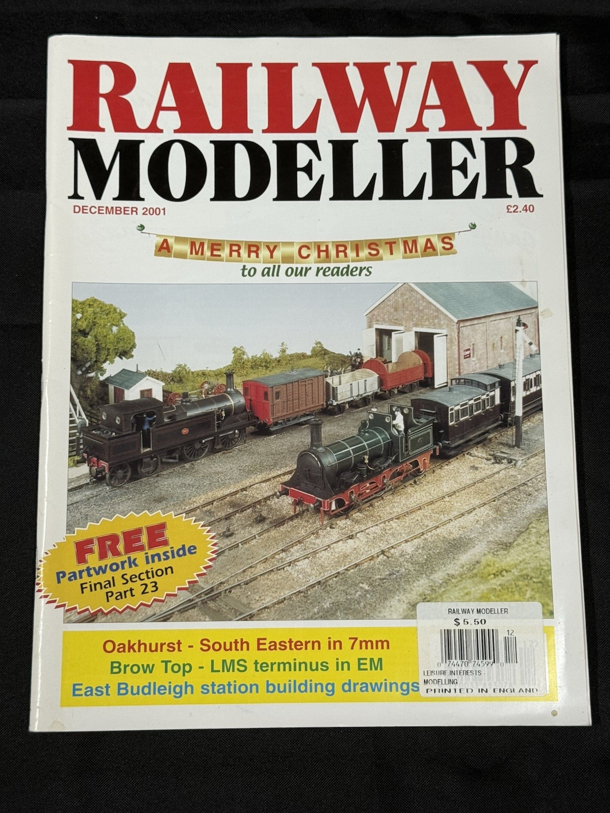 Railway Modeller 1987 December Merry Christmas INCLUDES Free Booklet Railway Modeller 1987 December Merry Christmas INCLUDES Free Booklet