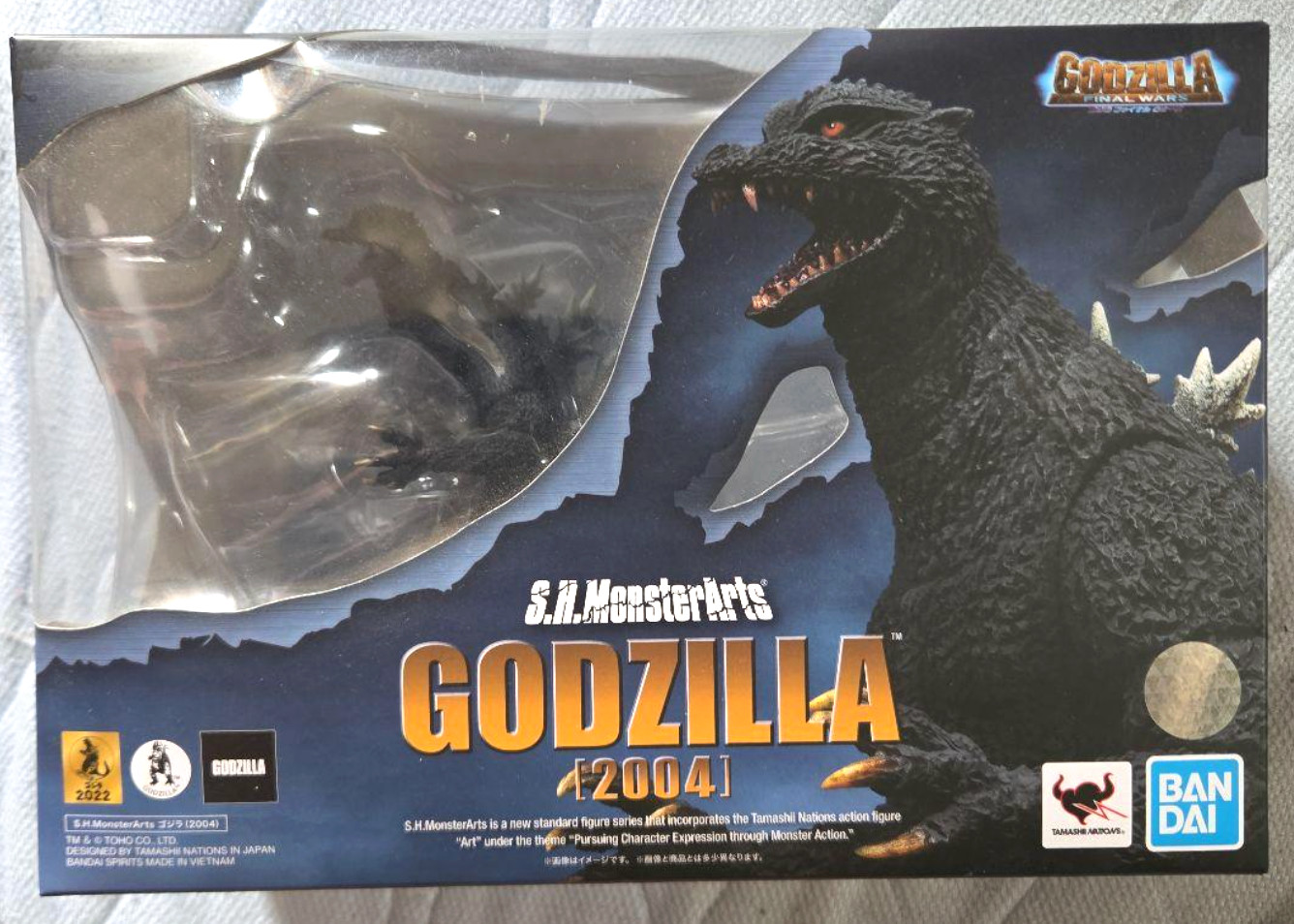 BANDAI SPIRITS S.H.MonsterArts Godzilla 2004 Godzilla FINAL WARS Japan New BANDAI SPIRITS S.H.MonsterArts Godzilla 2004 Godzilla FINAL WARS Japan New