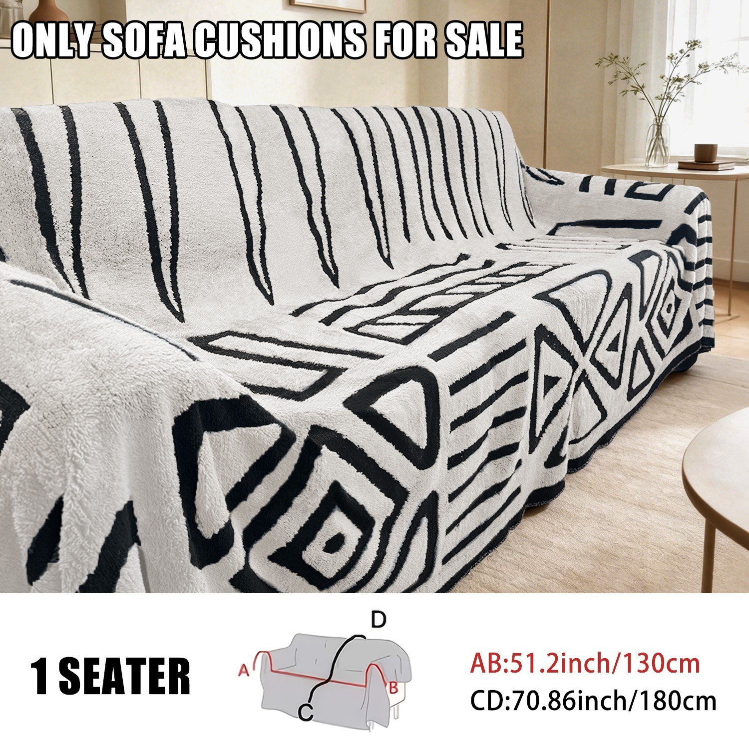 Bohemian style sofa cover, geometric anti-slip furniture protection sofa cover Bohemian style sofa cover, geometric anti-slip furniture protection sofa cover