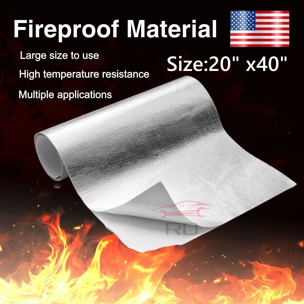 Aluminized Heat Shield Adhesive Backed Heat Barrier Insulation Wrap Reflective Aluminized Heat Shield Adhesive Backed Heat Barrier Insulation Wrap Reflective