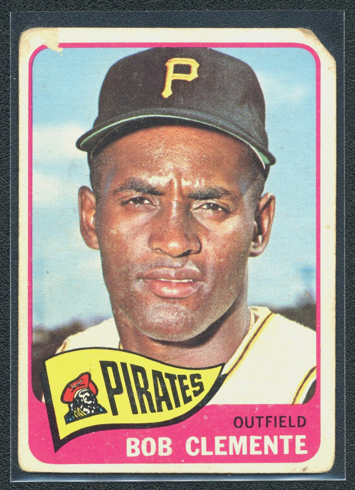 Roberto Clemente 1965 Topps Baseball Card Vintage Pittsburgh Pirates MLB #160