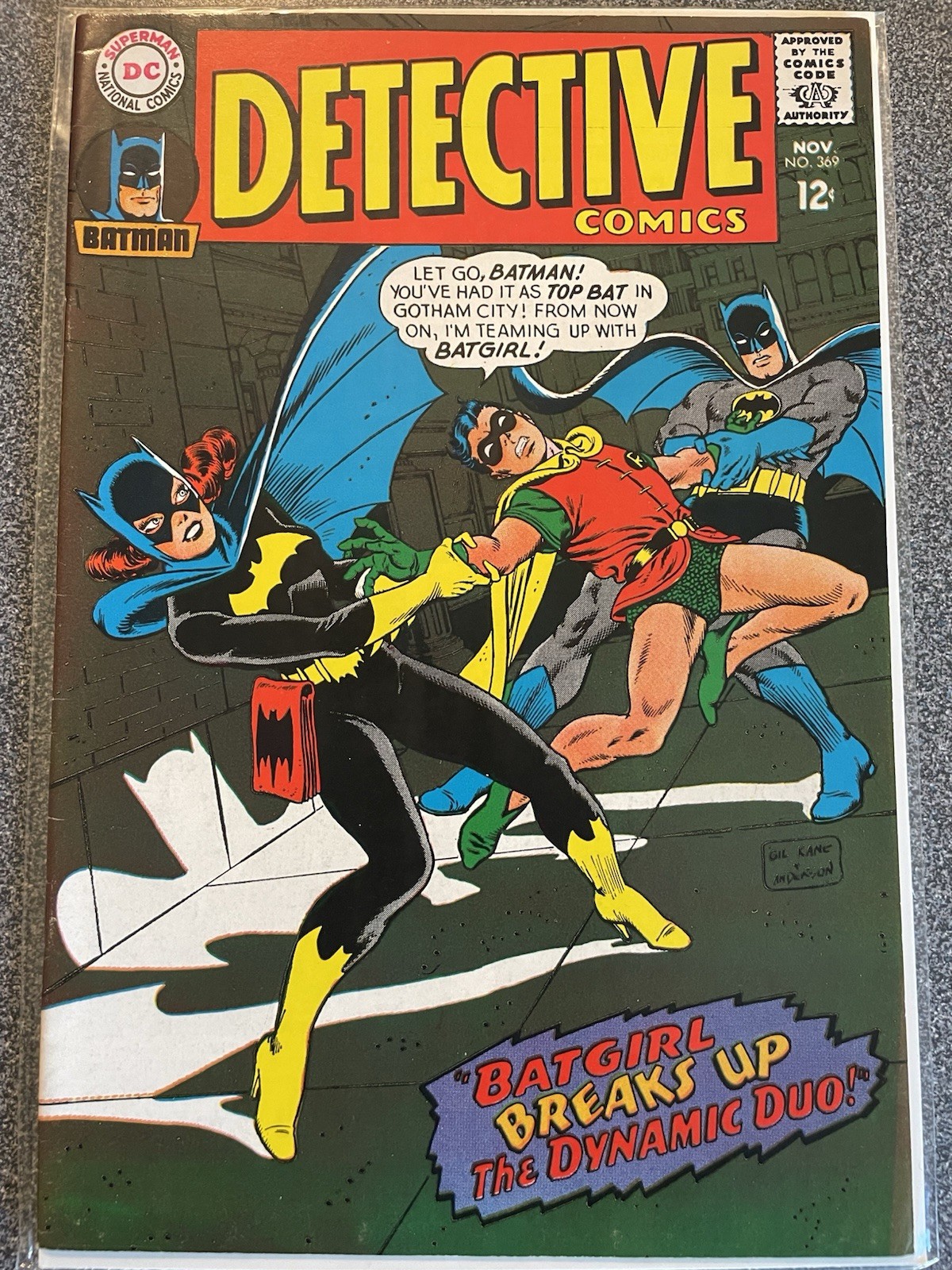 1967 DETECTIVE COMICS #369 High Grade Silver Age Batgirl Batman