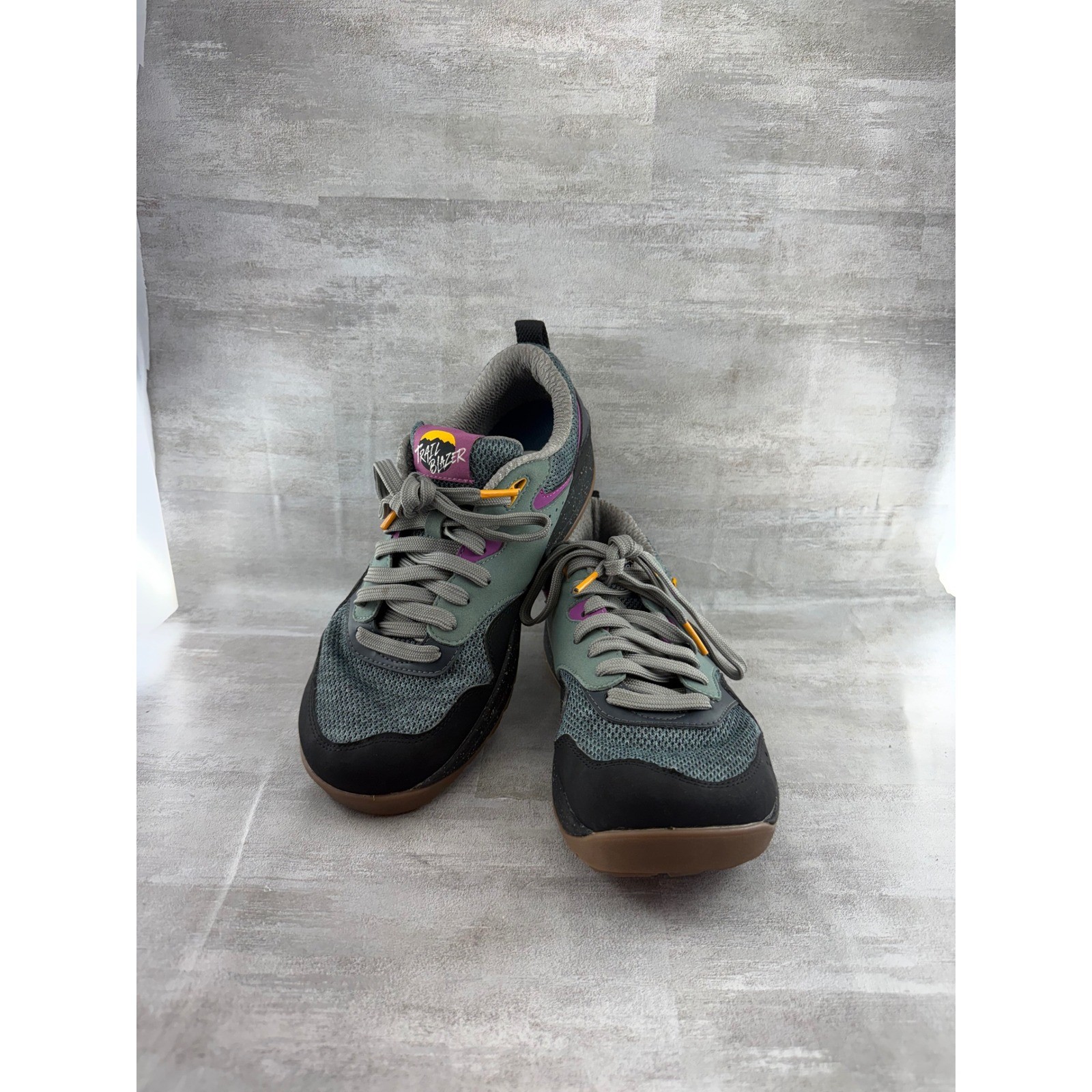 Lems Trail Blazer Thunder Grey Purple Hiking Shoes Mens 8.5 Womens 10 LEMS810
