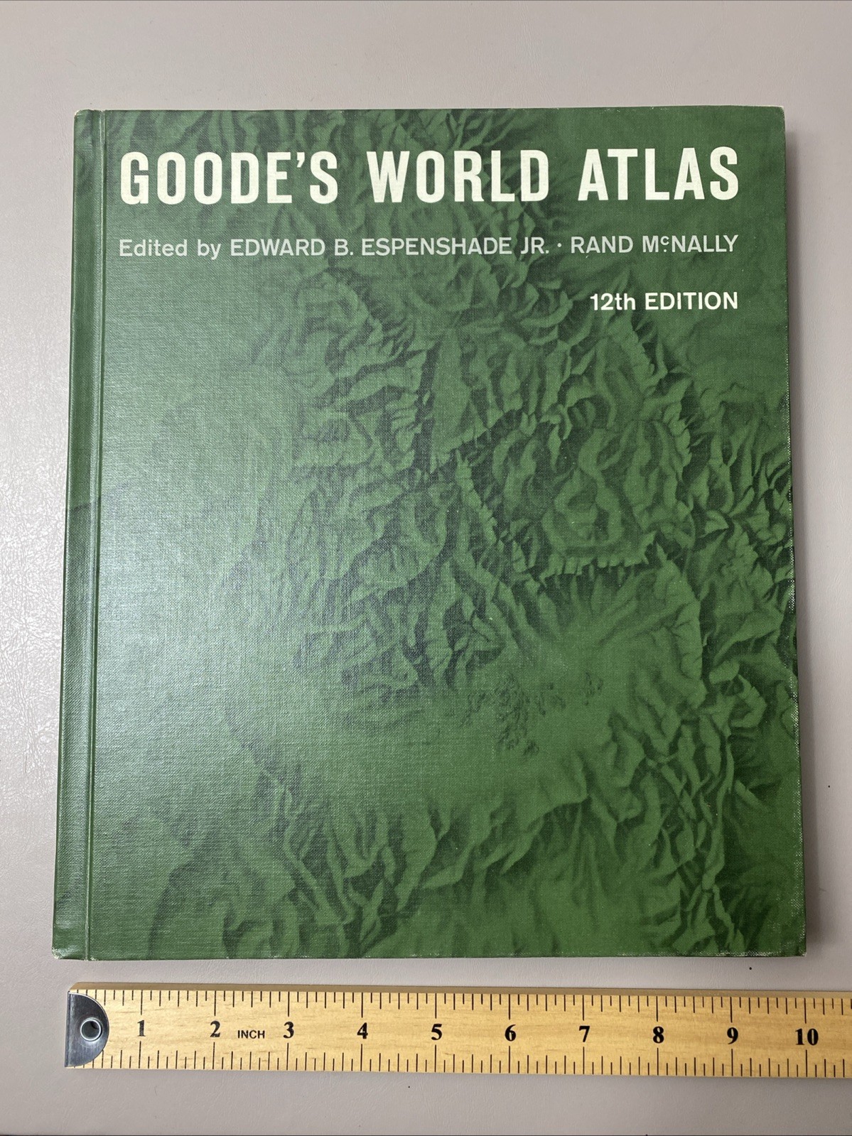 Vintage Goode\'s World Atlas Rand McNally 12th Edition Third Printing 1965 Vintage Goode\'s World Atlas Rand McNally 12th Edition Third Printing 1965