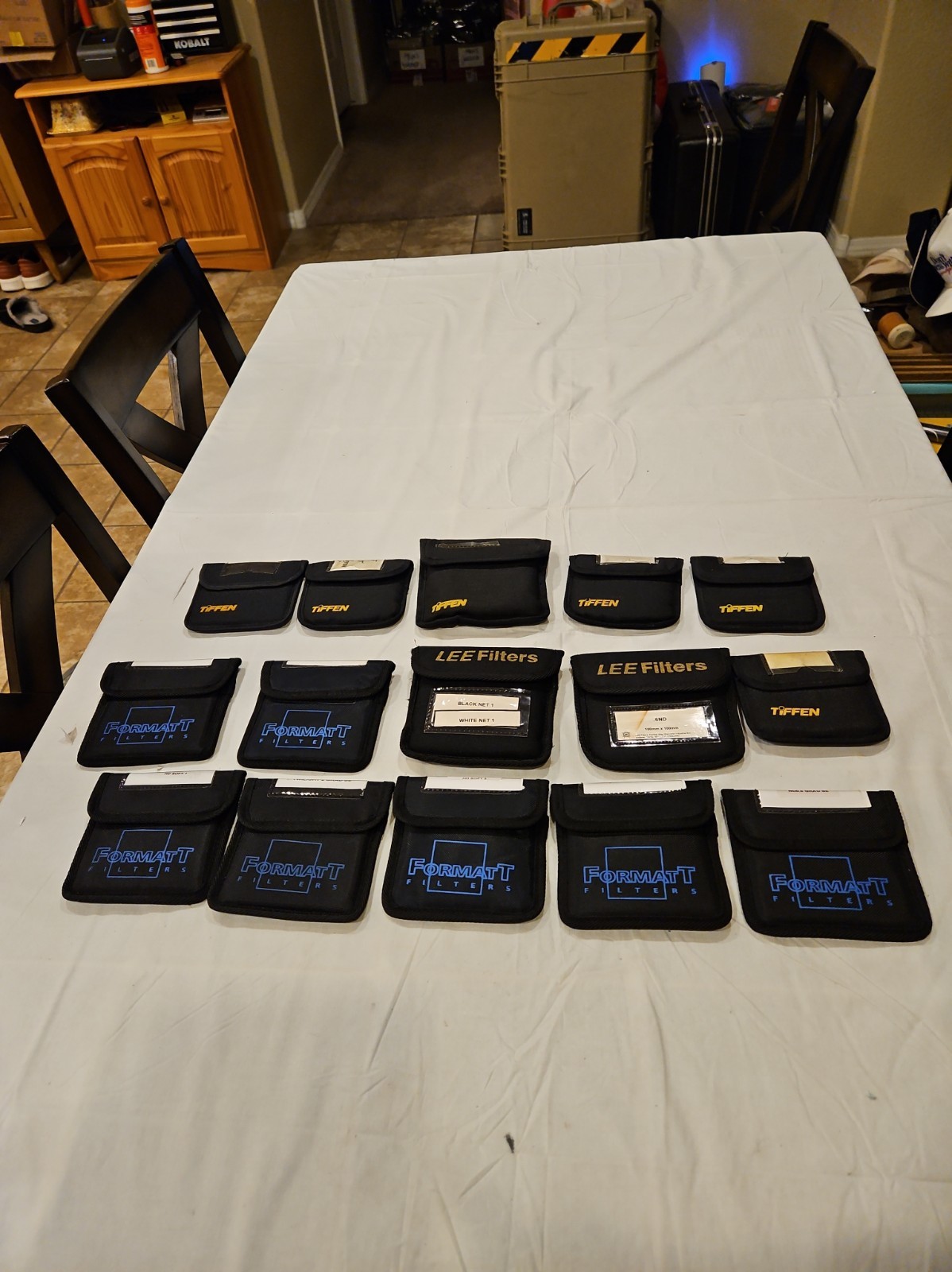 Professional Cinema Glass Filter Lot - (6) Tiffen (7) Formatt (2) Lee Filters