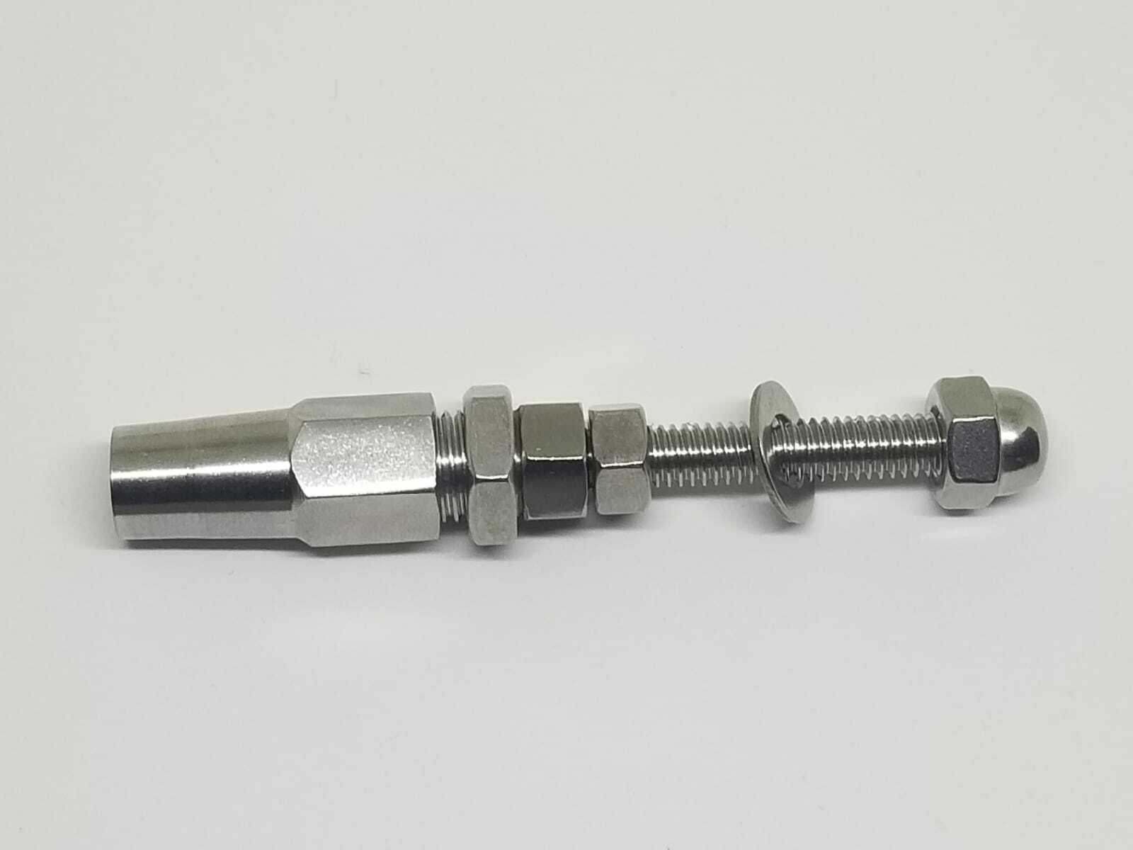 Cable Swageless Threaded Stud End Fittings Terminal Stair Deck Cable Railing Cable Swageless Threaded Stud End Fittings Terminal Stair Deck Cable Railing