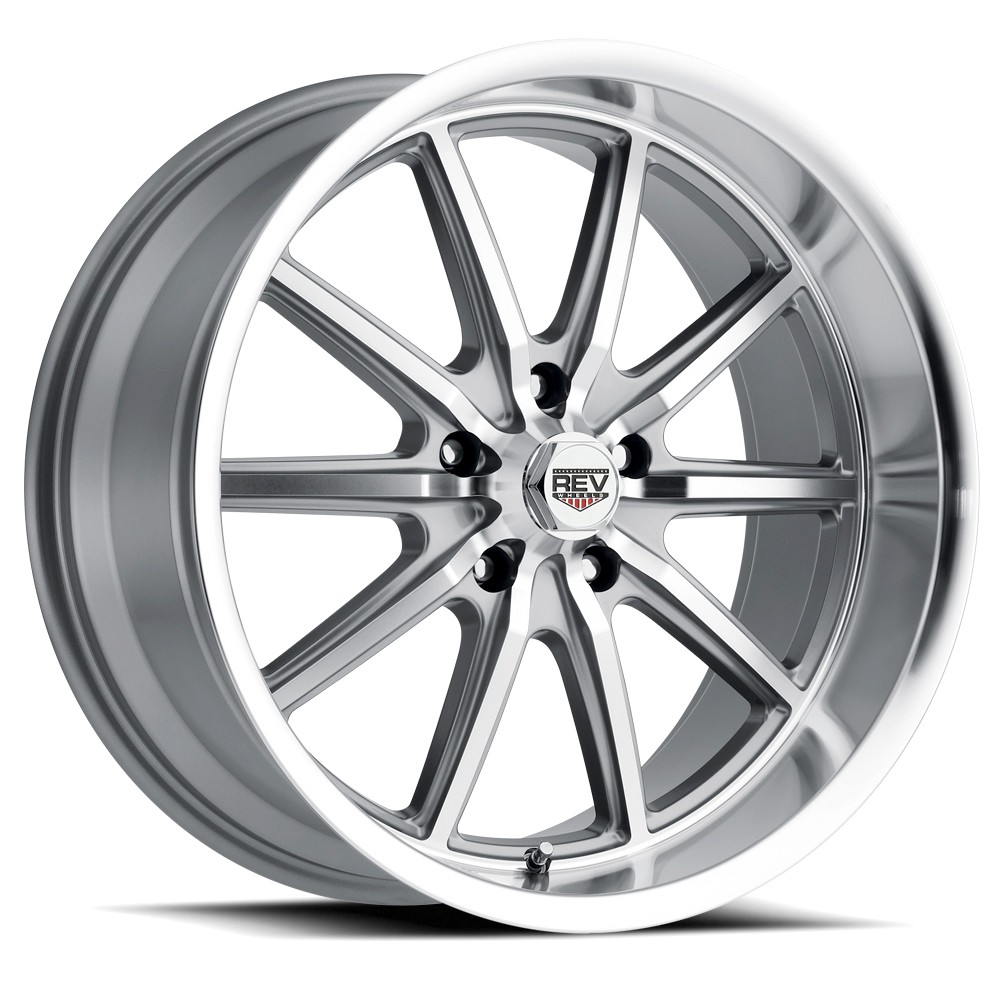REV 110 Classic Rim 17X8 5X120.65 Offset 0 Anthracite (Quantity of 1)