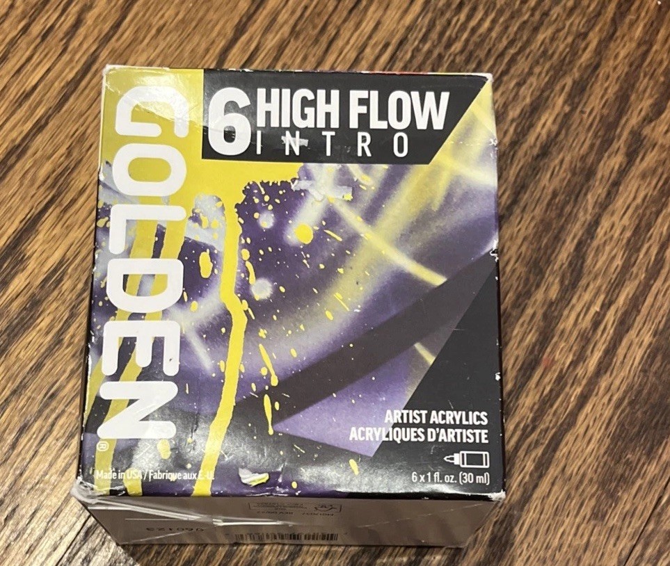 Golden High Flow Acrylics - Intro Colors, 30 ml Bottles, Set of 6