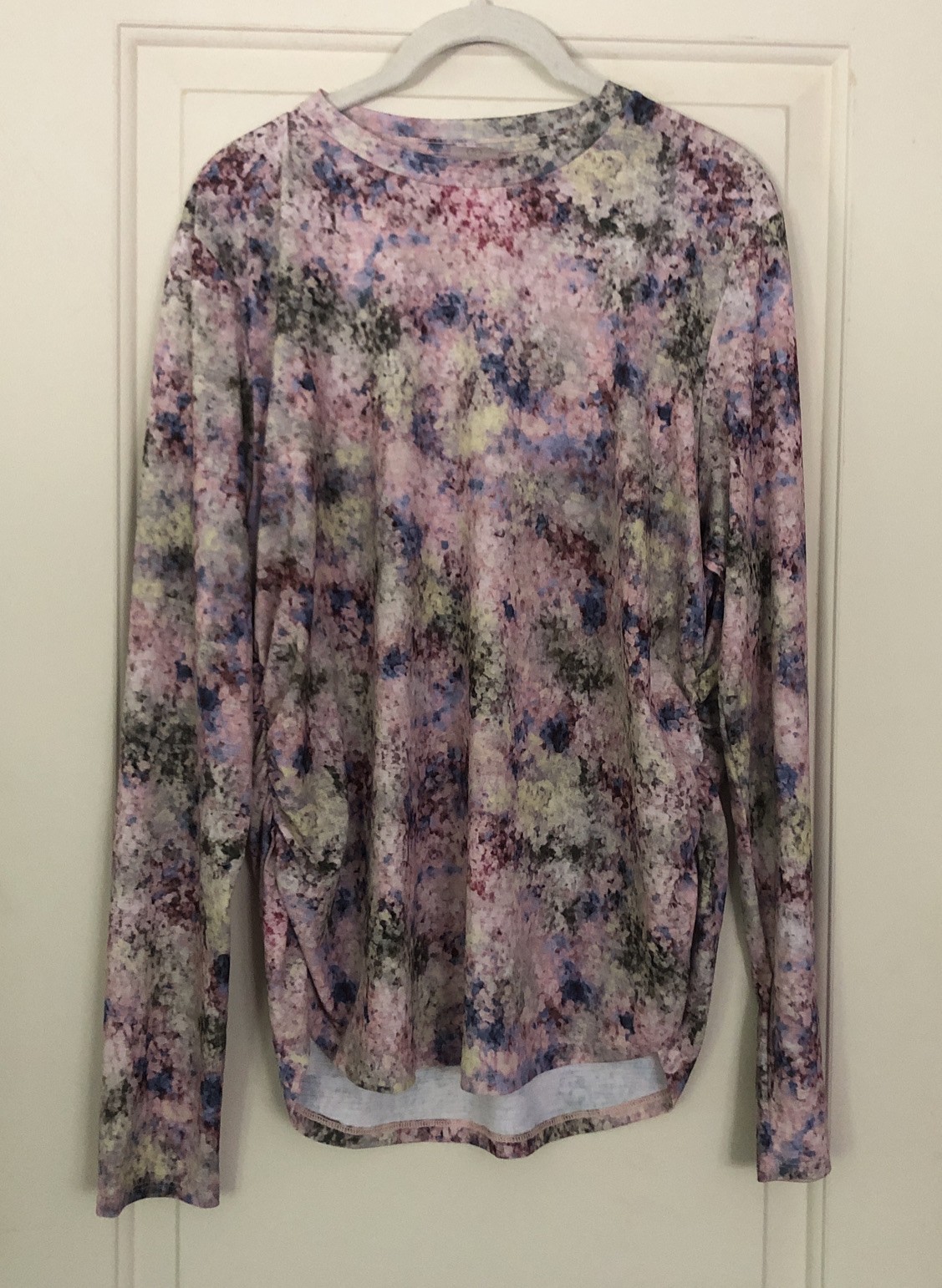 CALIA by Carrie Underwood  Women\'s XL long Sleeve Activewear Multicolored Ruched