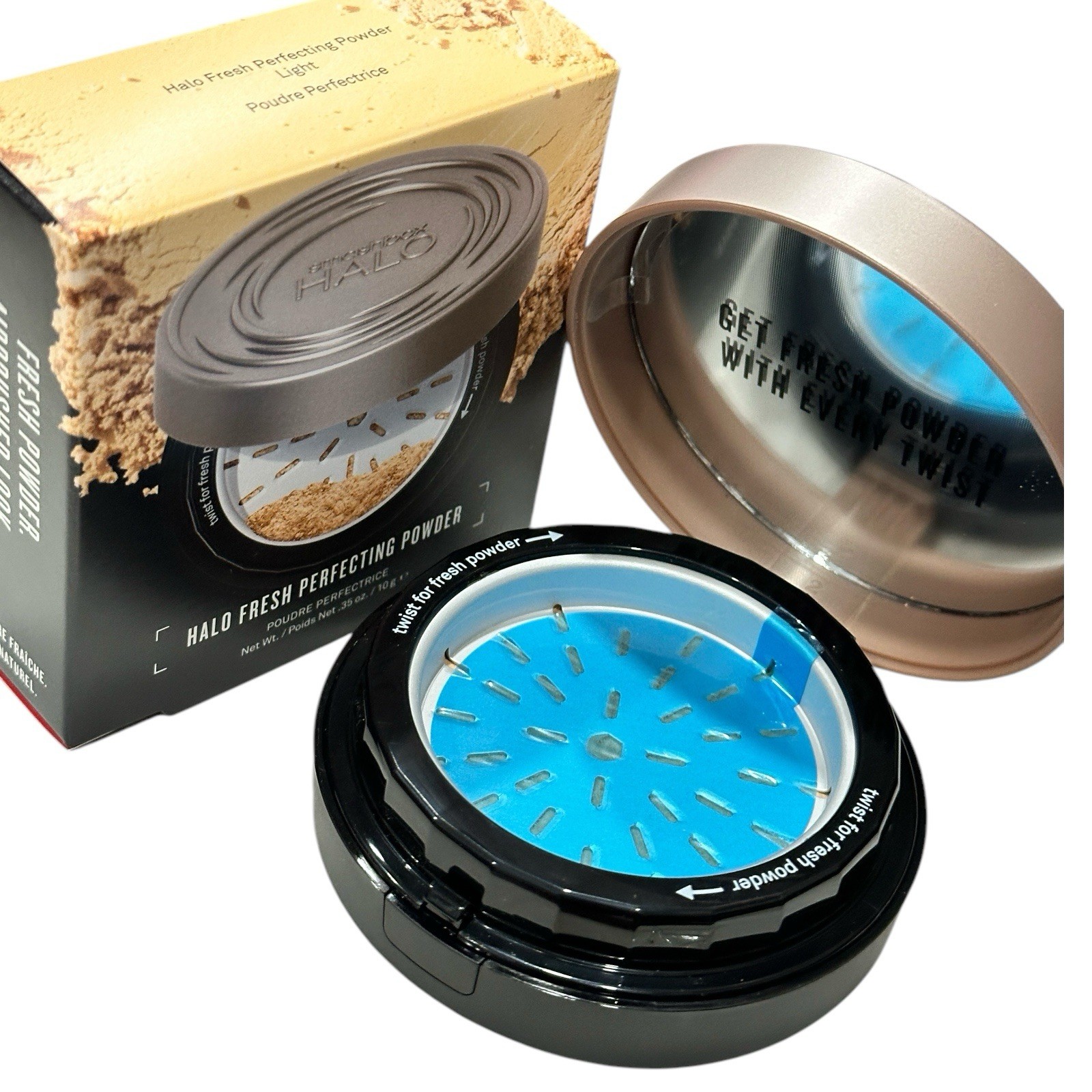 Smashbox Halo Fresh Perfecting Powder - Light - 0.35 oz NIB Smashbox Halo Fresh Perfecting Powder - Light - 0.35 oz NIB