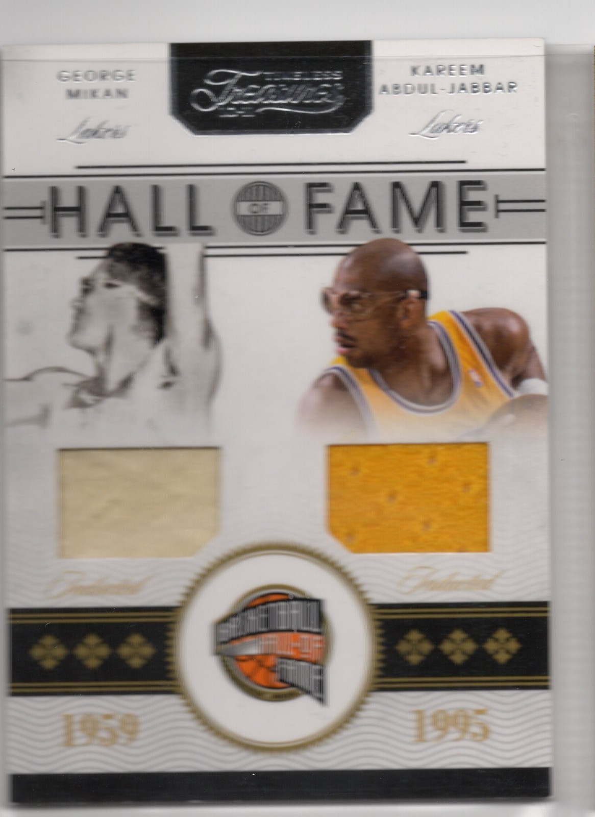 2010-11 Panini Timeless Treasures Hall of Fame 10 Mikan Abdul-Jabbar 01/50