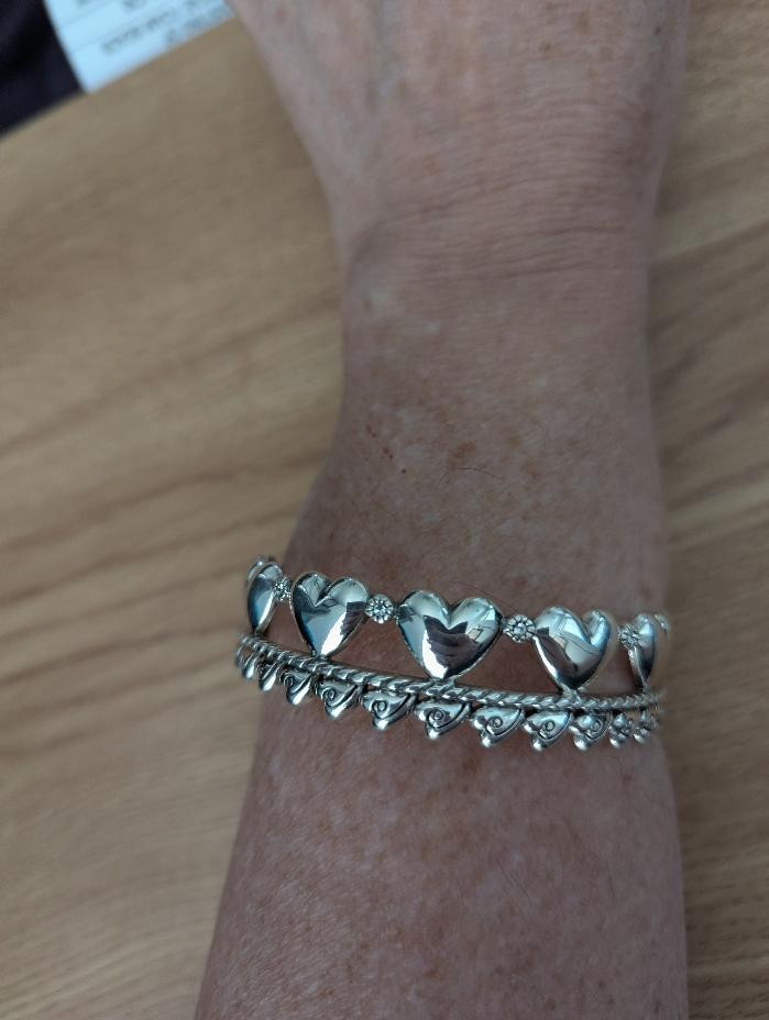 Brighton Silver Cuff Bracelet - Rare, Discontinued