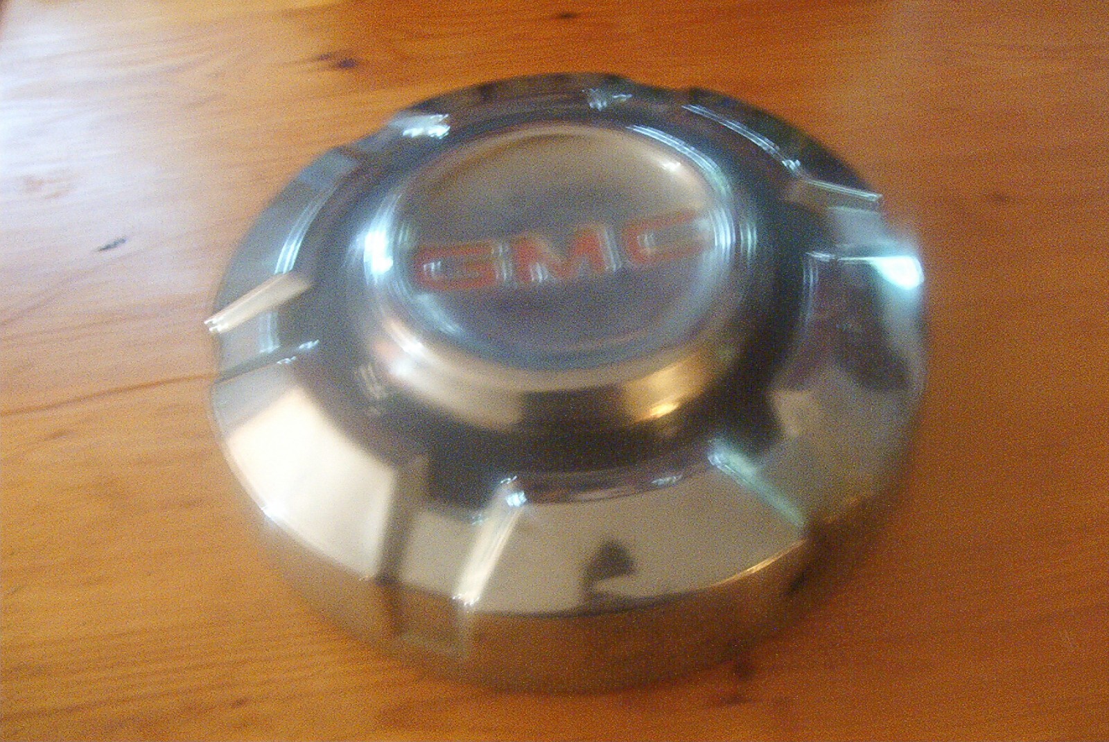 OE vintage 69-76 GMC 10.5 chrome dog dish hubcap, flawed but useful?