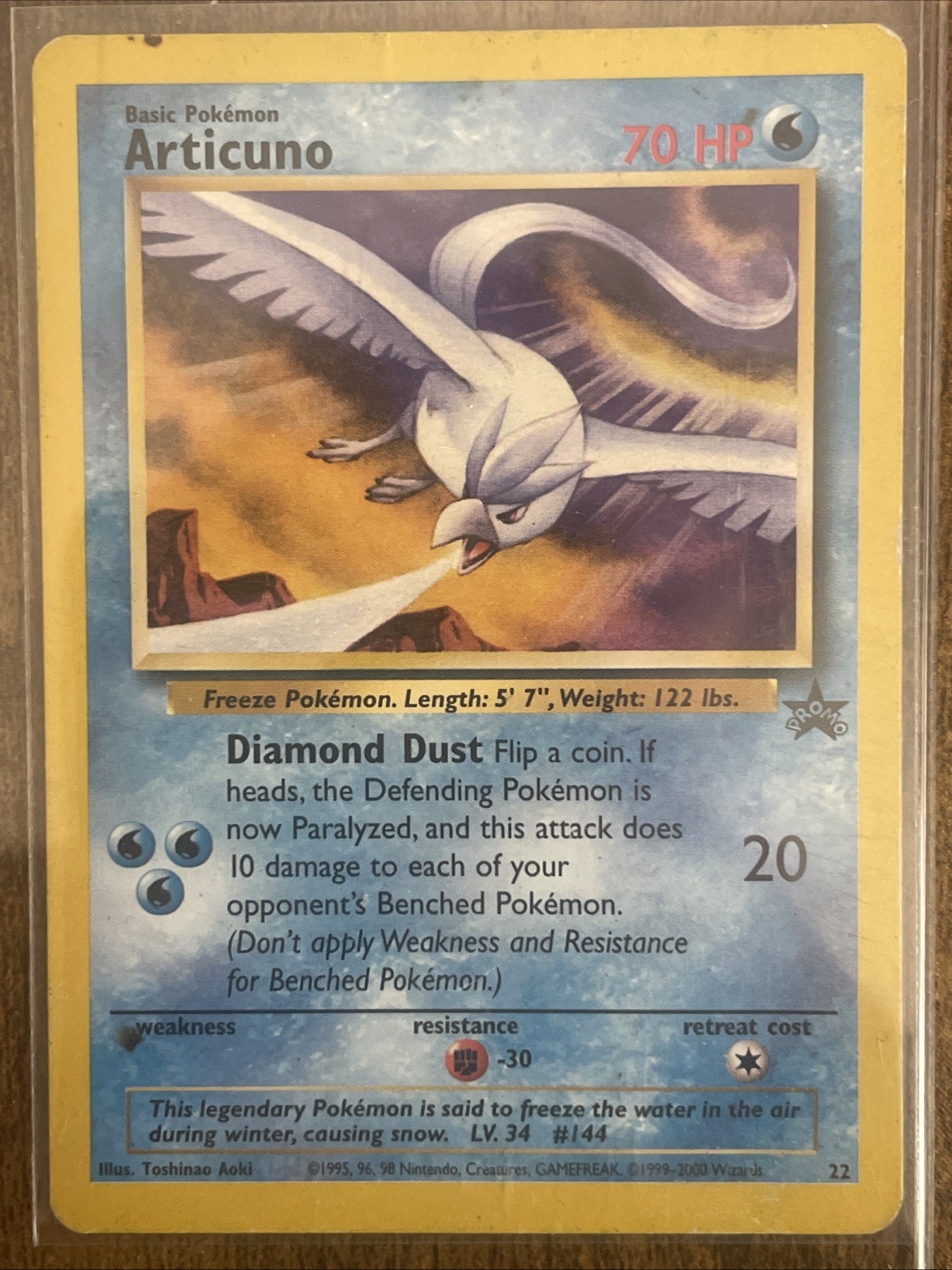 Articuno 22/53 Wotc Promo Regular Pokemon Card Articuno 22/53 Wotc Promo Regular Pokemon Card