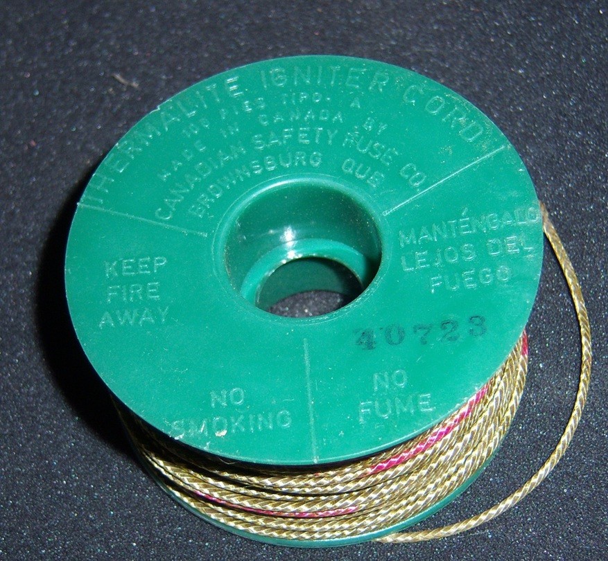 Safety Ignition Cord, Model Rocketry  - Canada Safety Fuse Spool