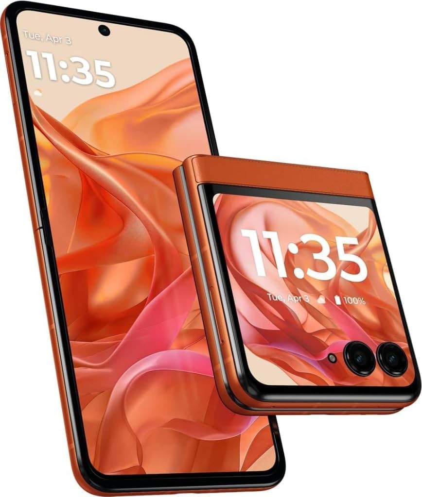 Motorola Razr (2024) XT2453 256GB 8GB Spritz Orange Good - Cricket Locked