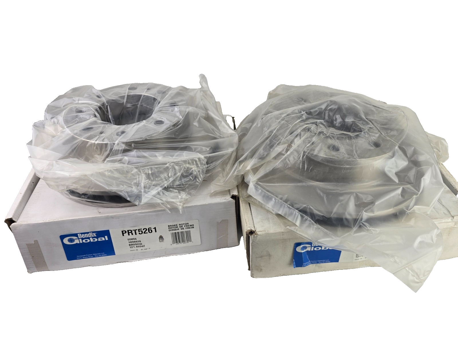 2pc Bendix PRT5261 Brake Rotor Front Savana 2500 Sierra Silverado Avalanche