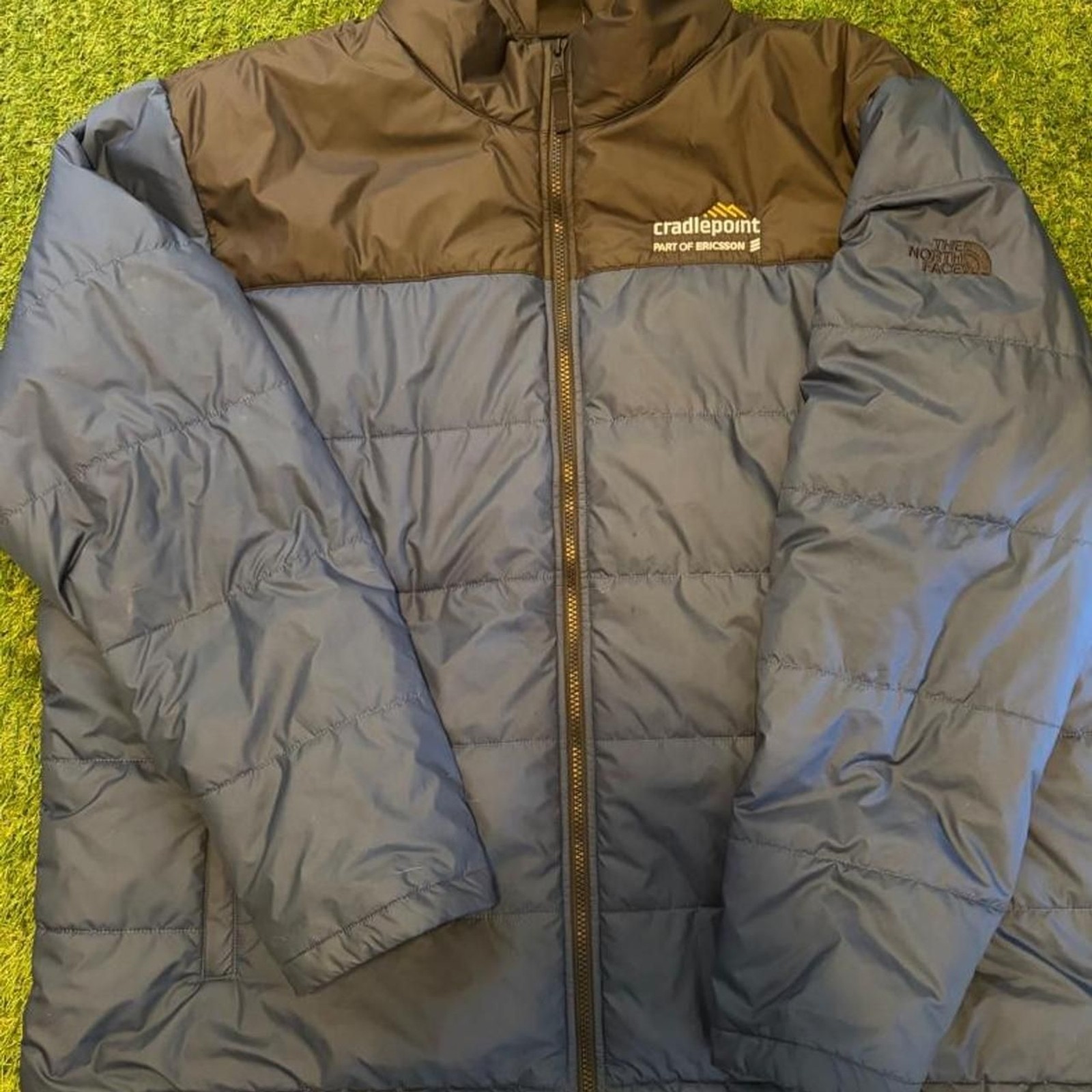 The-north-face Men\'s Blue and Grey Jacket The-north-face Men\'s Blue and Grey Jacket