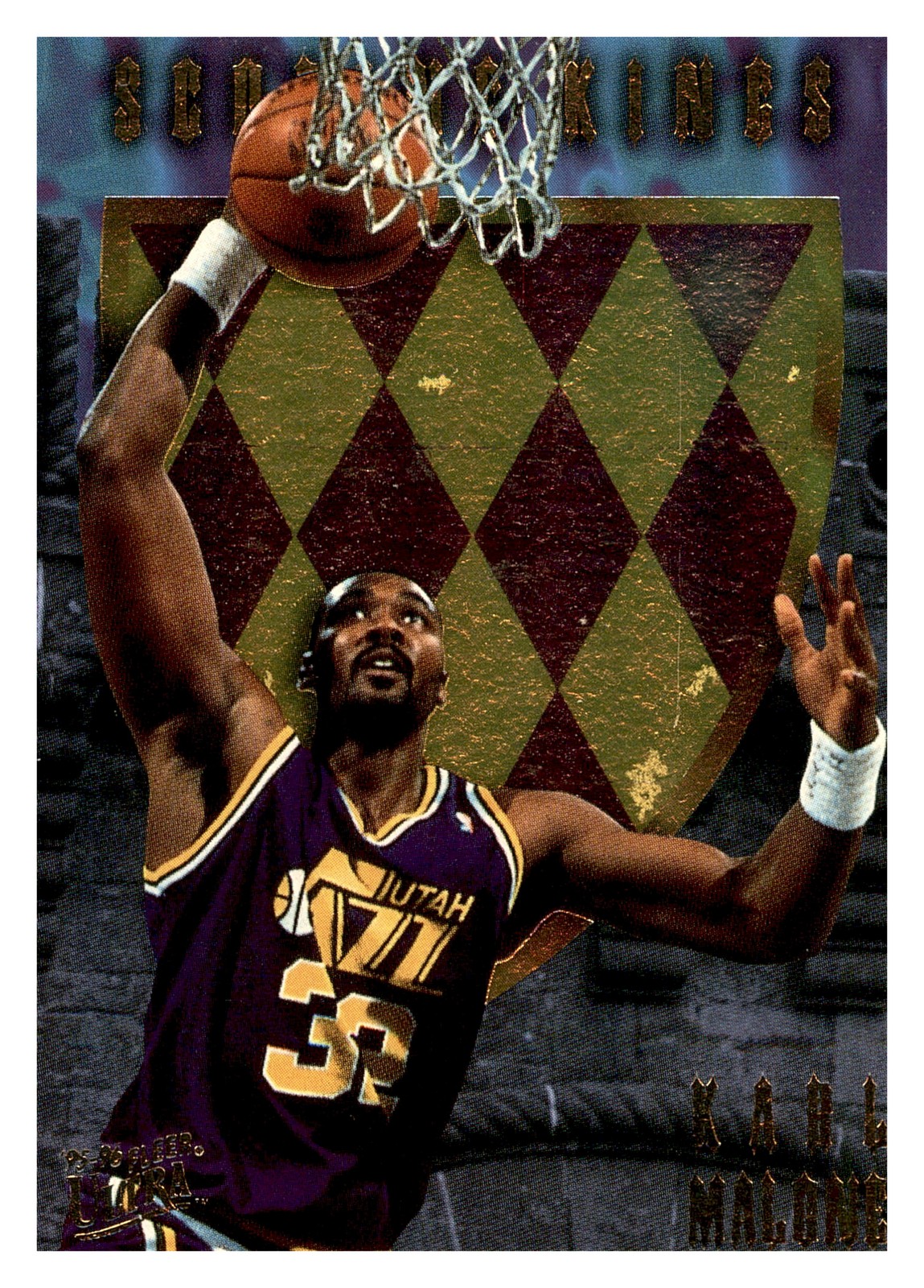 1995-96 Ultra #5 Karl Malone Scoring Kings Hot Packs 1995-96 Ultra #5 Karl Malone Scoring Kings Hot Packs