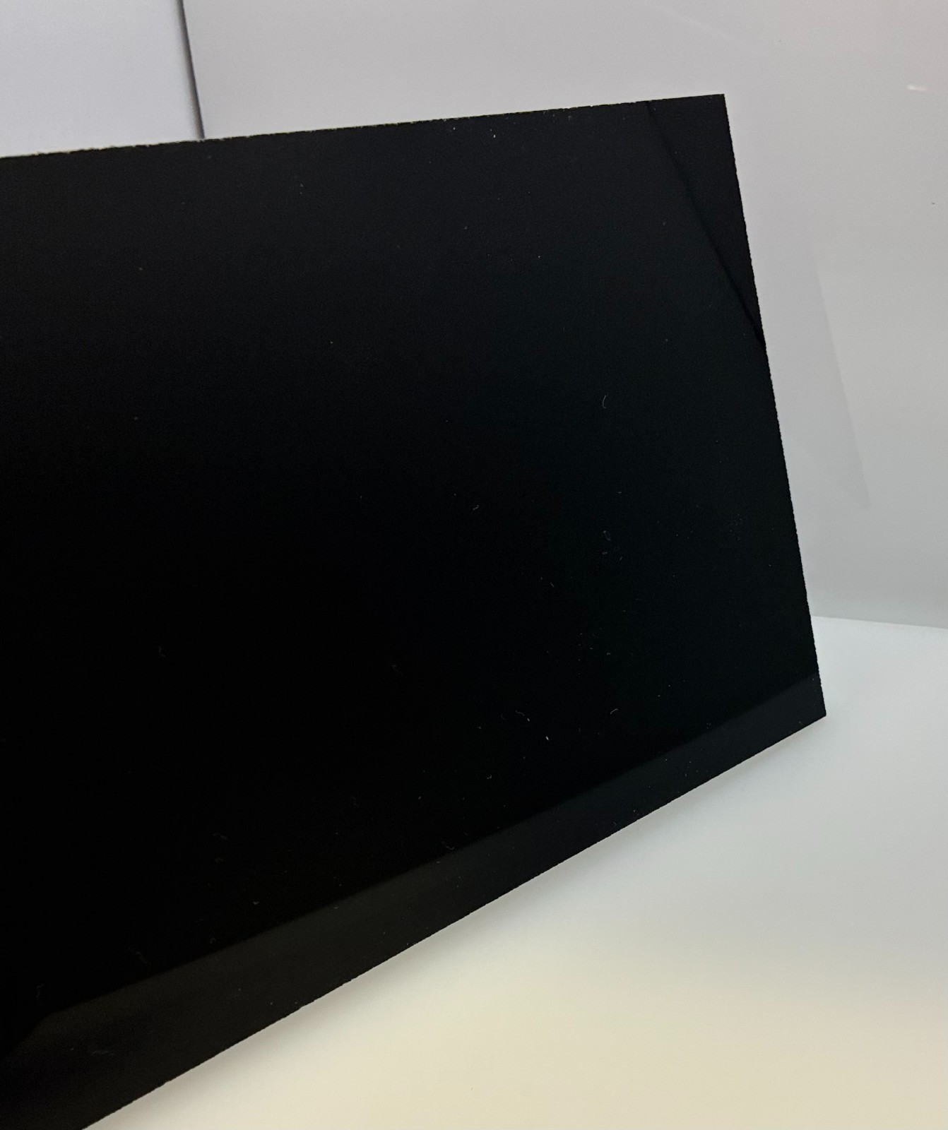 BLACK ACRYLIC PLEXIGLASS 1/2