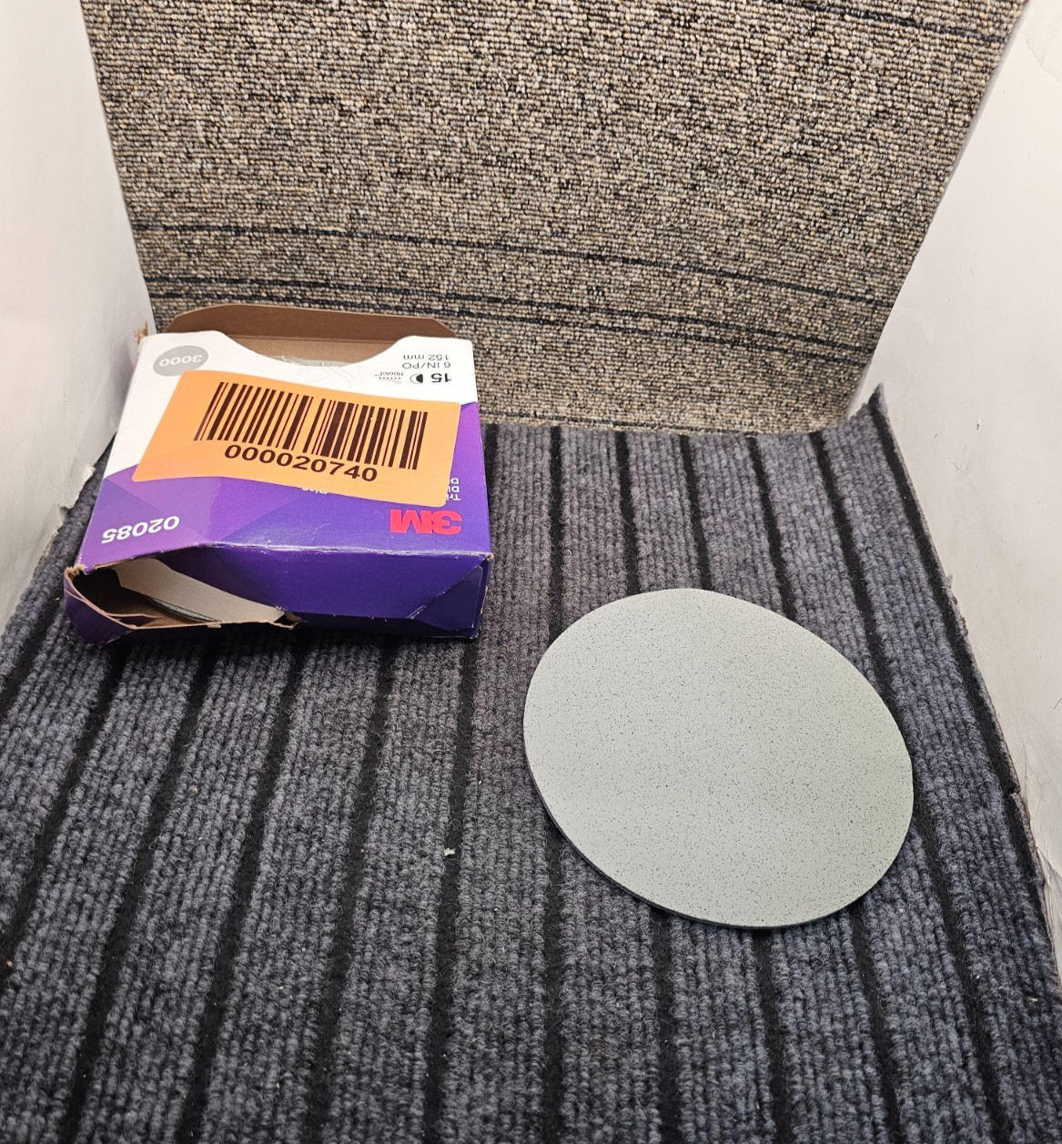 (15 Piece) 3M 02085 Trizact Hookit P3000 Grit Foam Abrasive Discs, 6