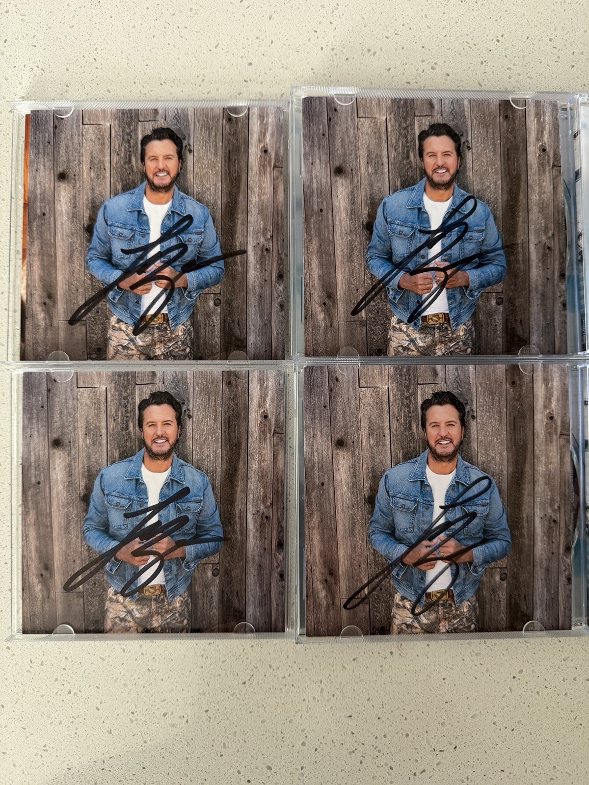 SIGNED Luke Bryan - Signs AUTOGRAPHED Insert CD - Fish Edition