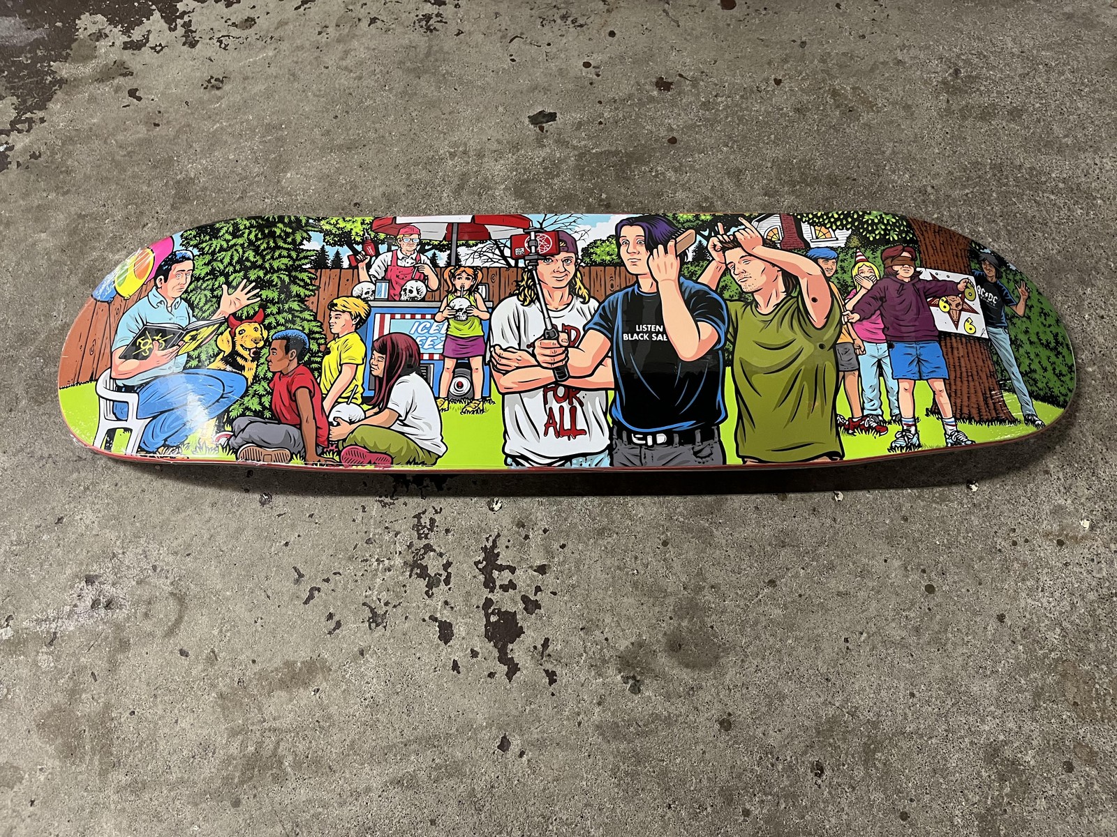 REGULAR Strangelove Serial Party II - Hand Screened Skateboard Deck LTD 9.0 x 32