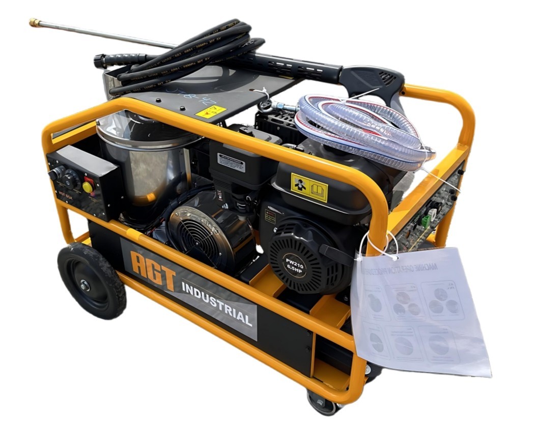 AGT INDUSTRIAL 3000 PSI Hot Water Pressure Washer with Wet Steam 6.5 HP AGT INDUSTRIAL 3000 PSI Hot Water Pressure Washer with Wet Steam 6.5 HP