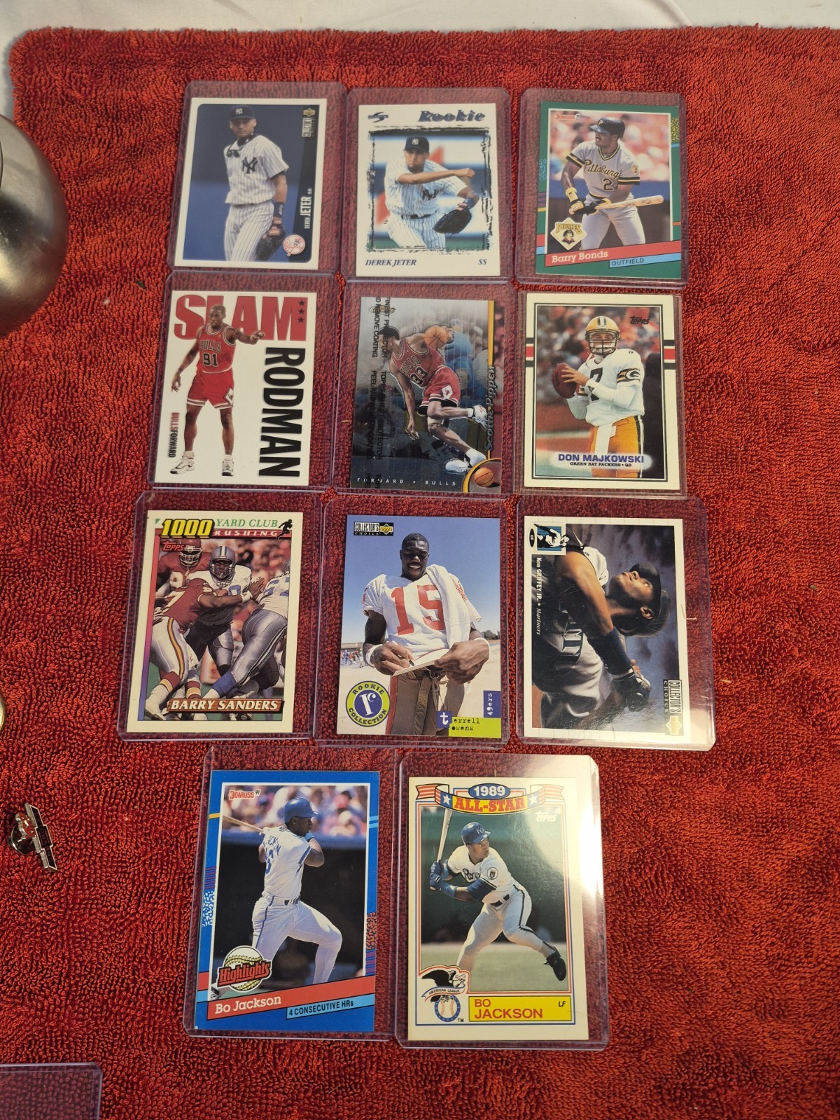 Miscellaneous Sports Card Lot, Jeter, Jackson, Griffey, Pippen, Etc